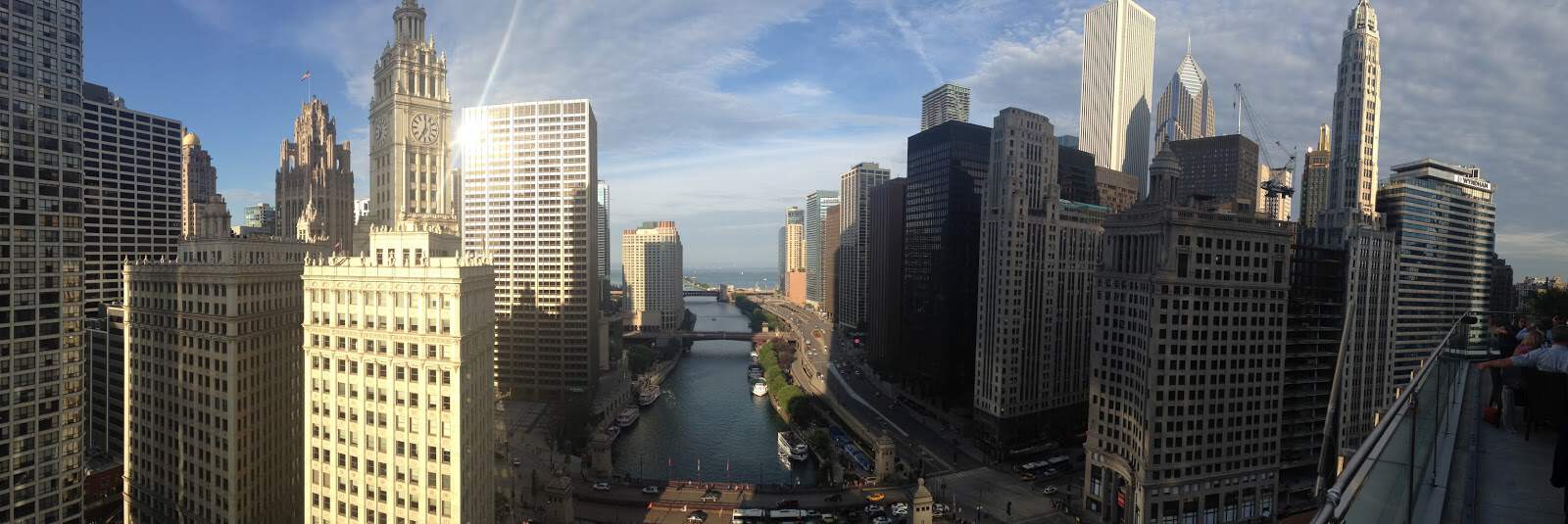 The view from Sixteen at the Trump Tower in Chicago