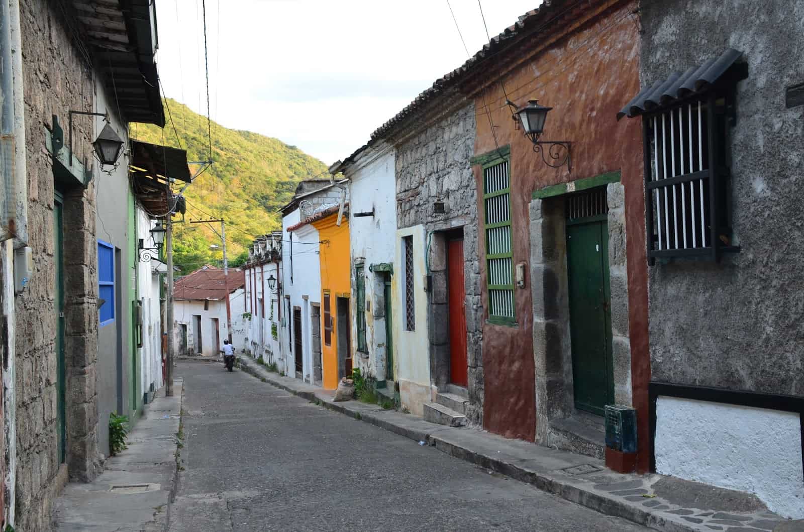 A street in Honda, Tolima, Colombia