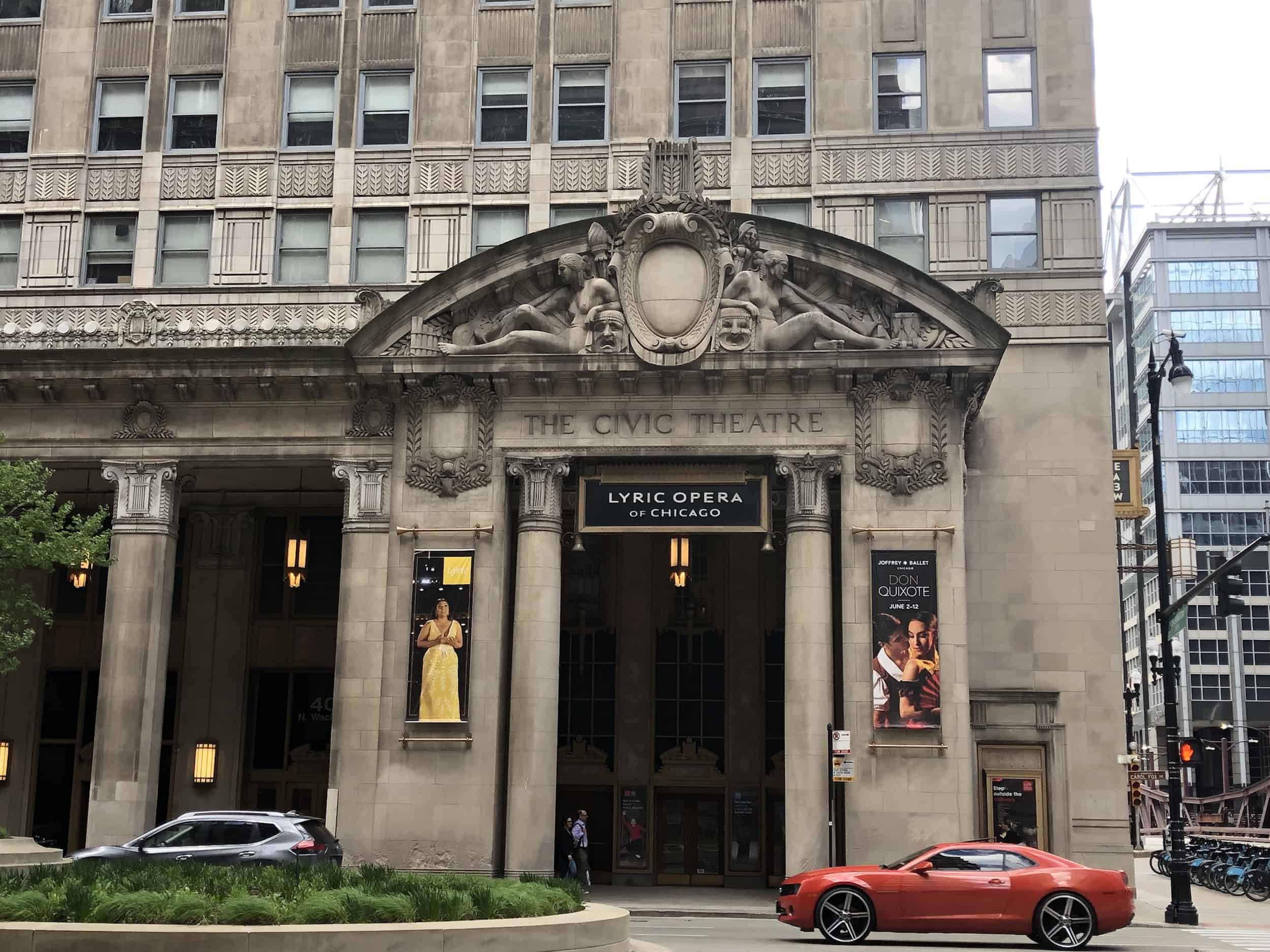 Civic Opera Building in Chicago, Illinois