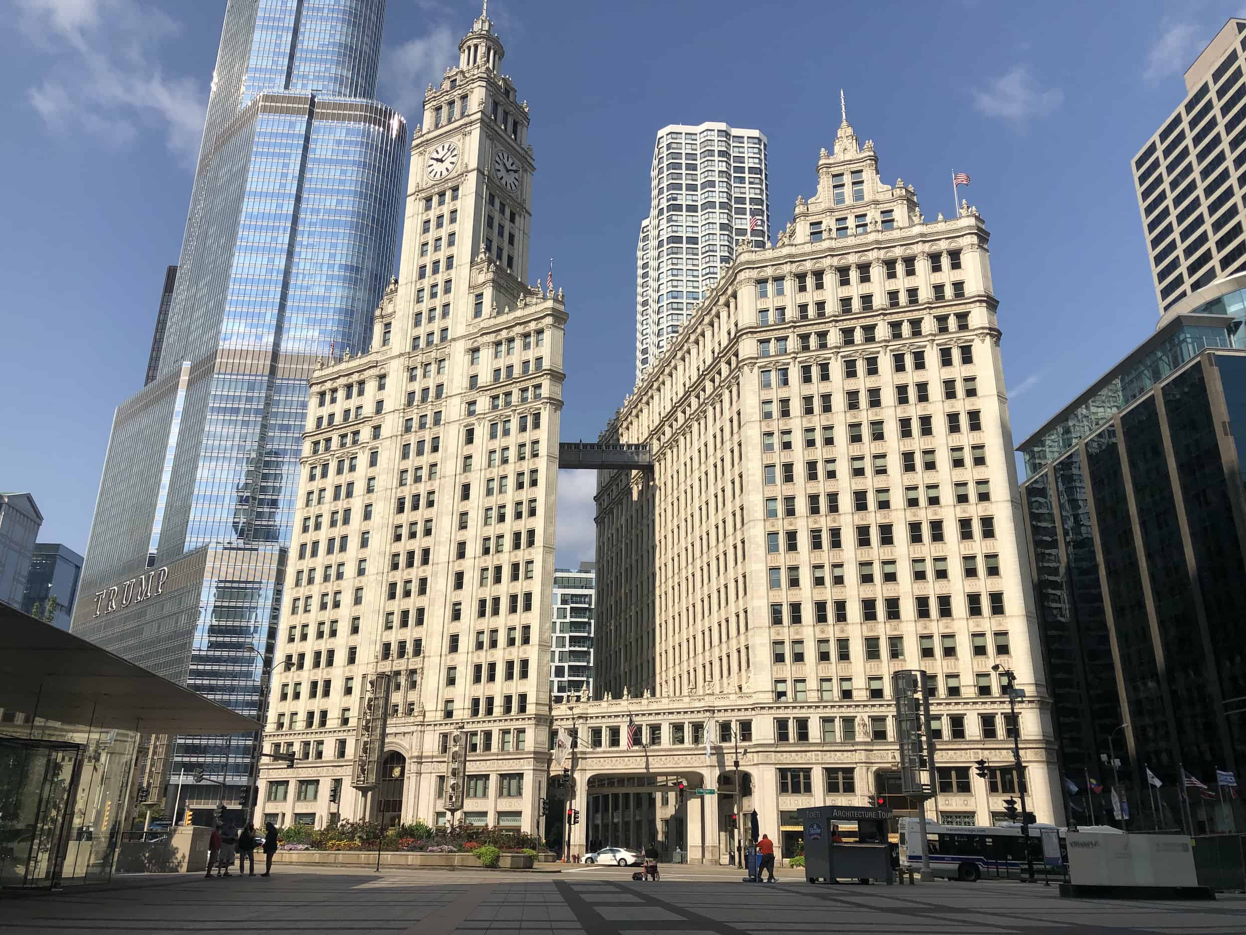 Wrigley Building along the Magnificent Mile in Chicago, Illinois