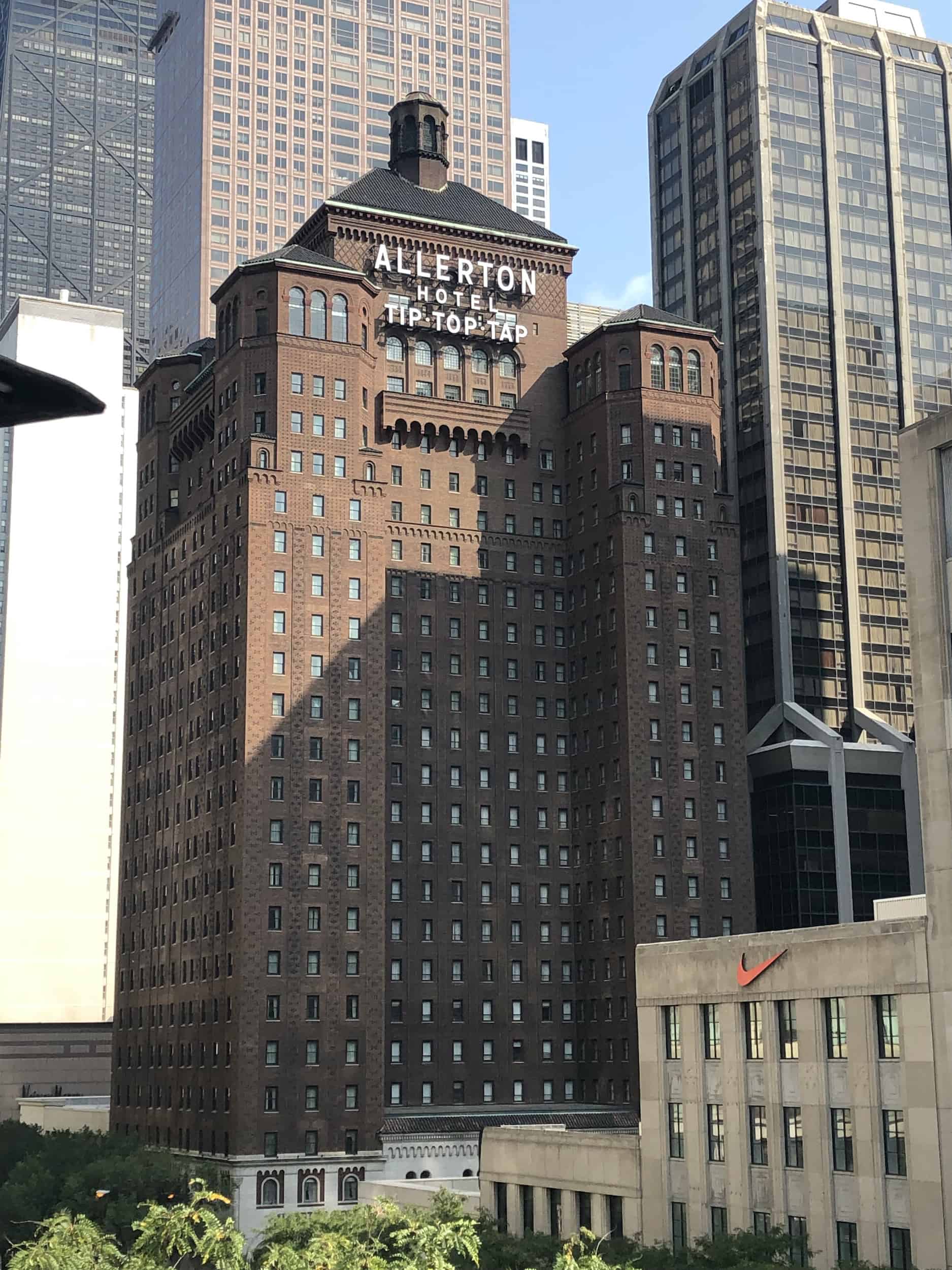 Allerton Hotel along the Magnificent Mile in Chicago, Illinois