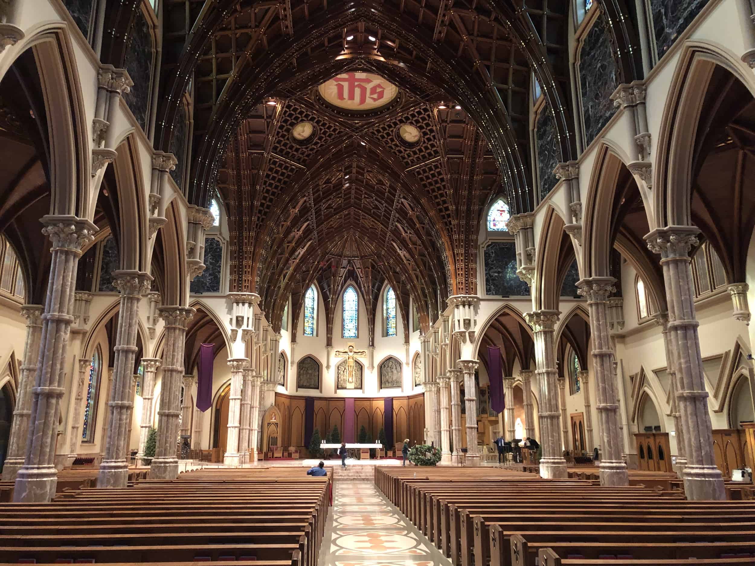 Holy Name Cathedral in River North, Chicago, Illinois