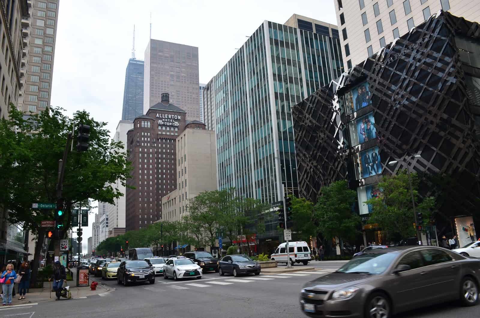 Magnificent Mile, Michigan Avenue in Chicago