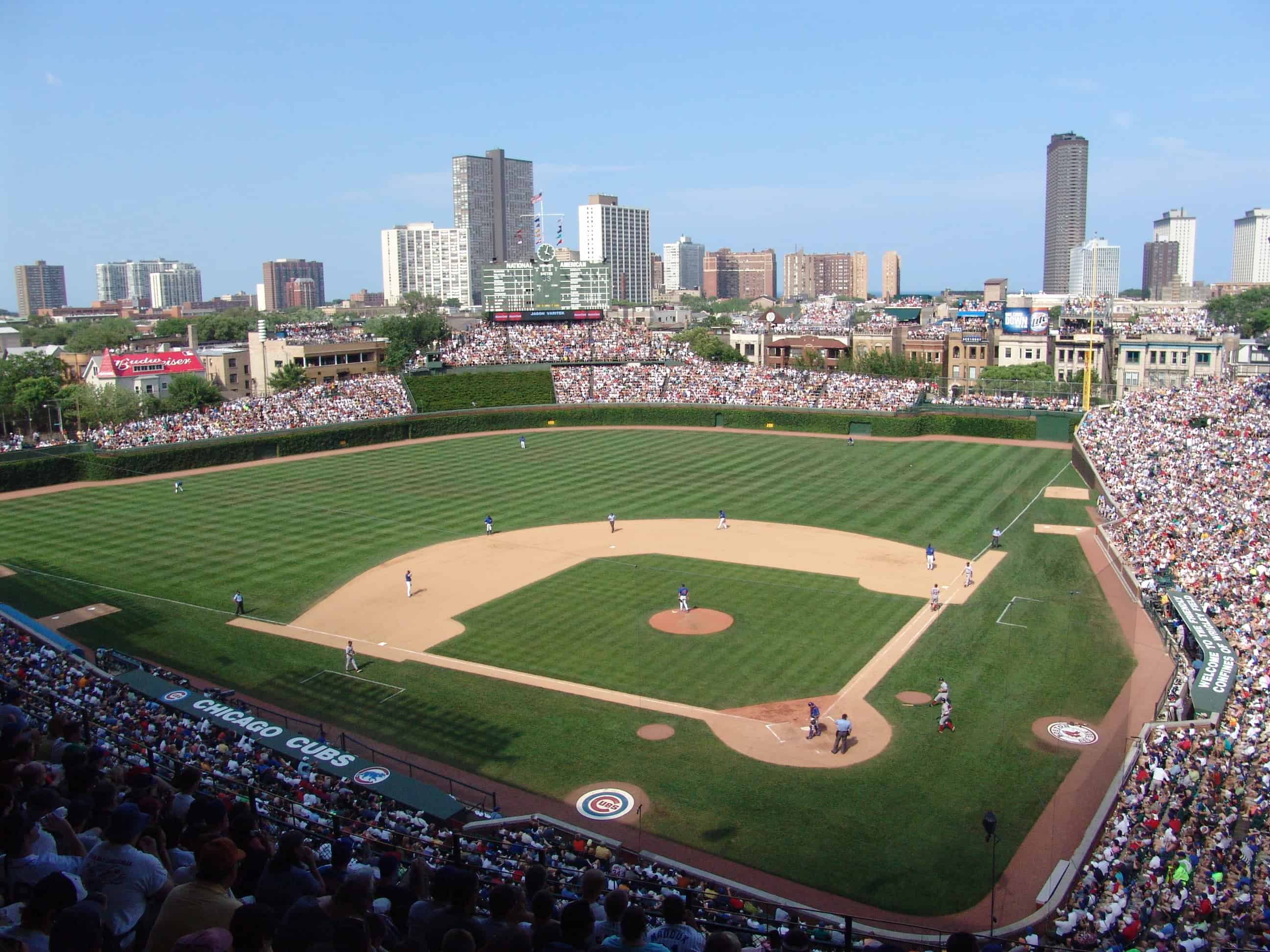 Wrigley Field in Lakeview, Chicago