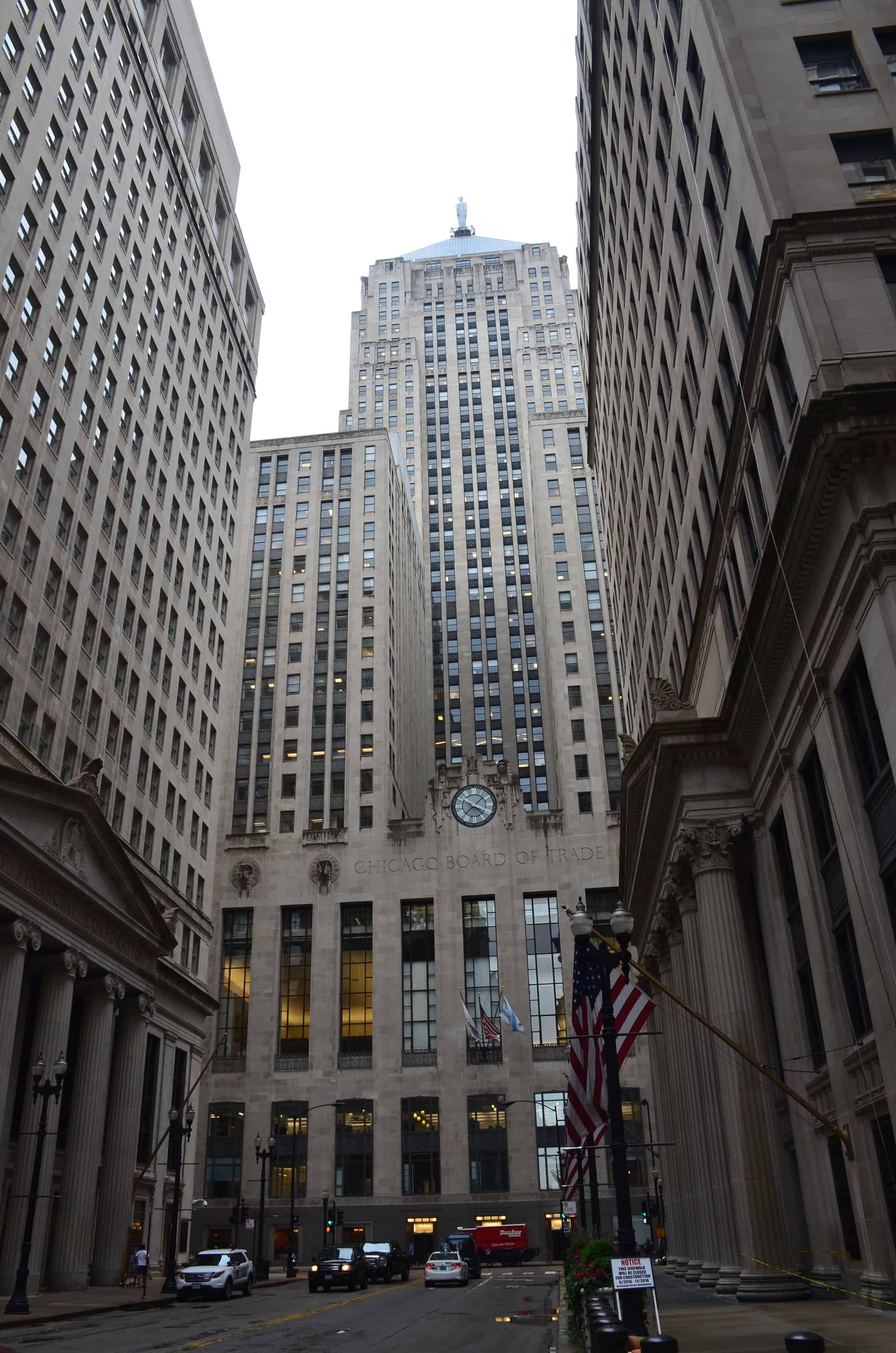 Chicago Board of Trade Building in Chicago, Illinois