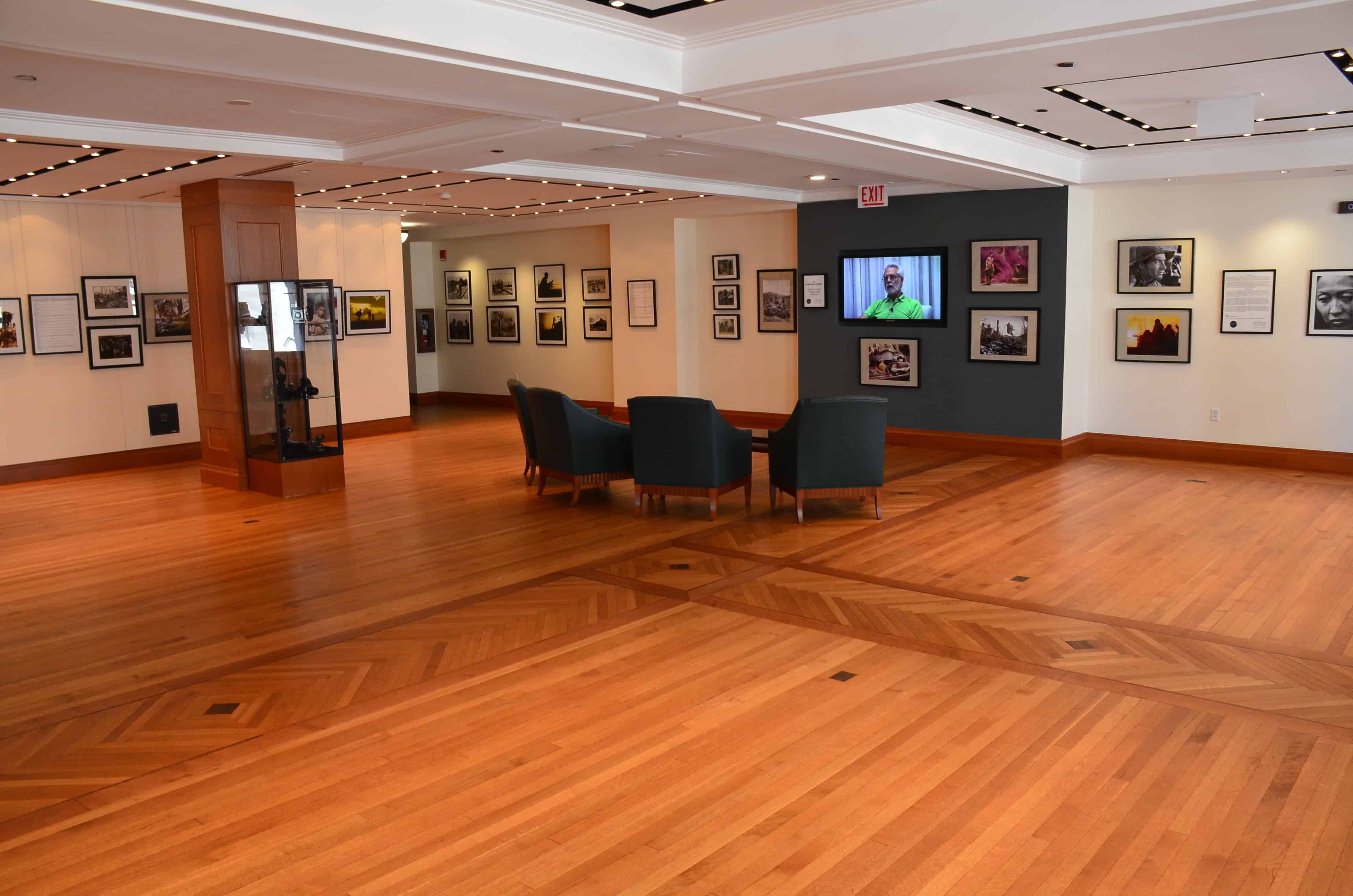 Oral history room at the Pritzker Military Museum in Chicago, Illinois
