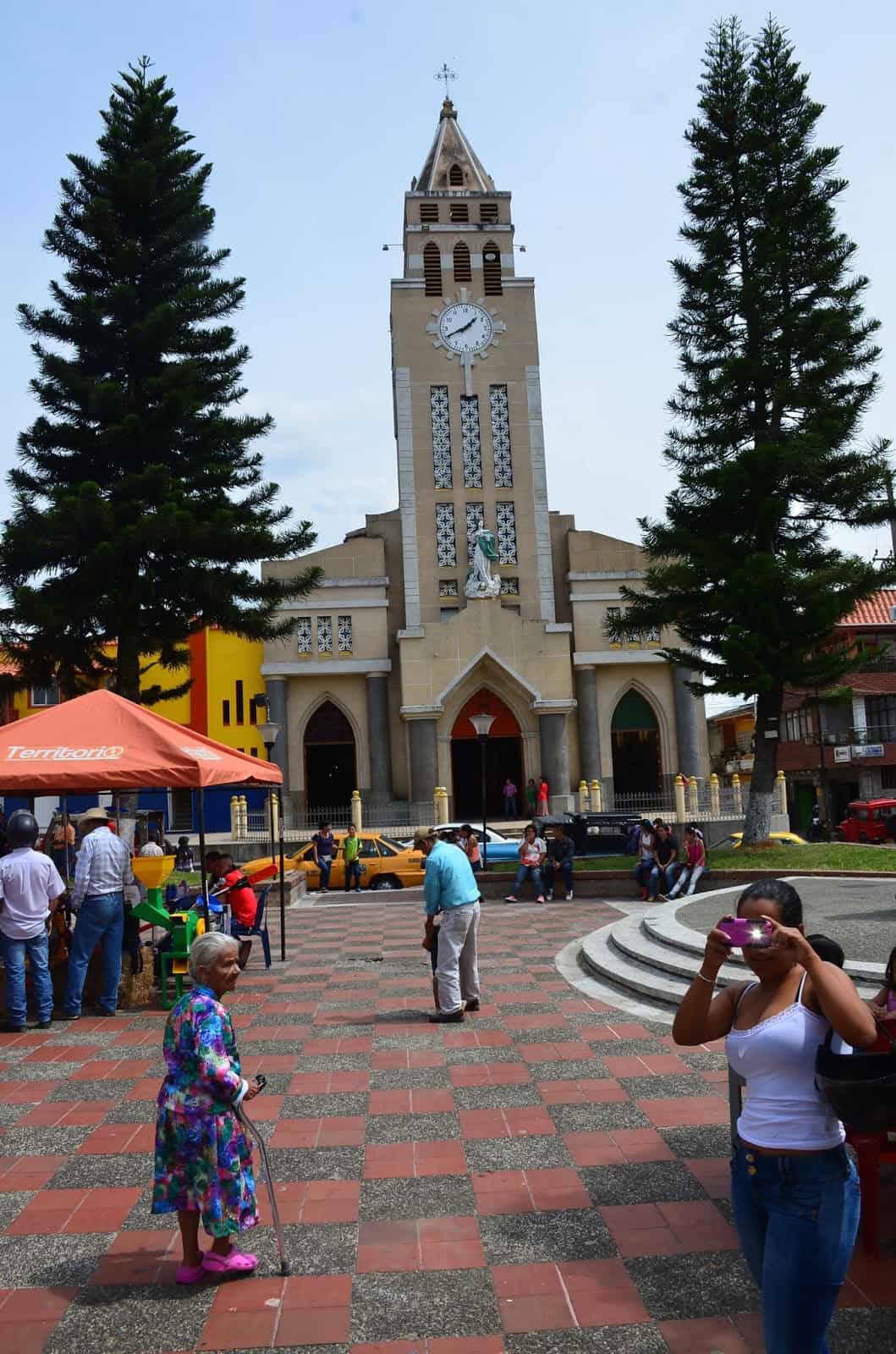 Plaza in Risaralda, Caldas, Colombia
