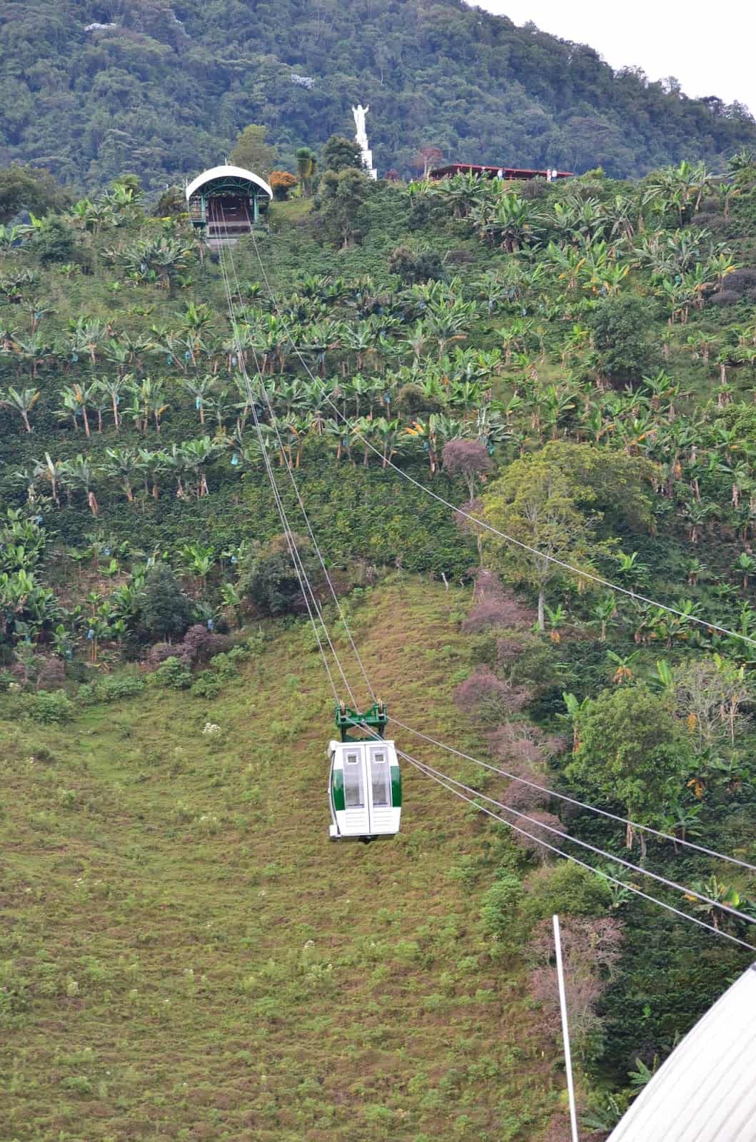 Cable car in July 2015 in Jardín, Antioquia, Colombia