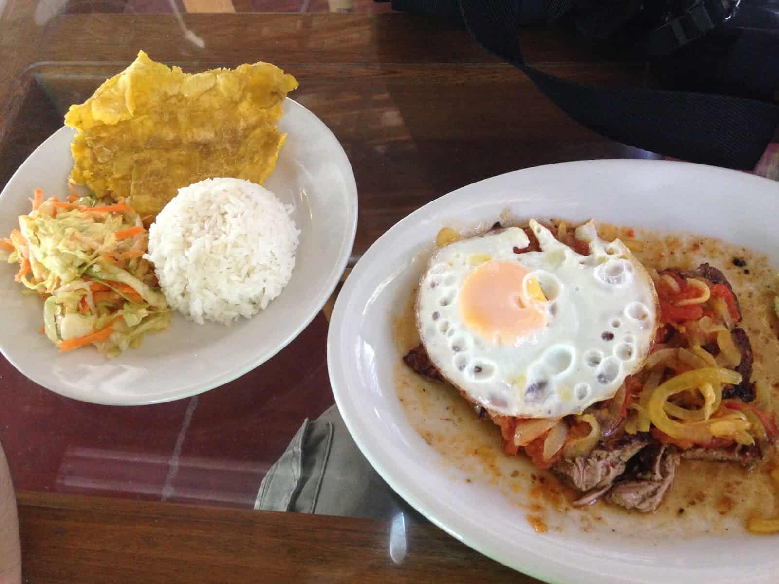 My meal at Parador Grajales