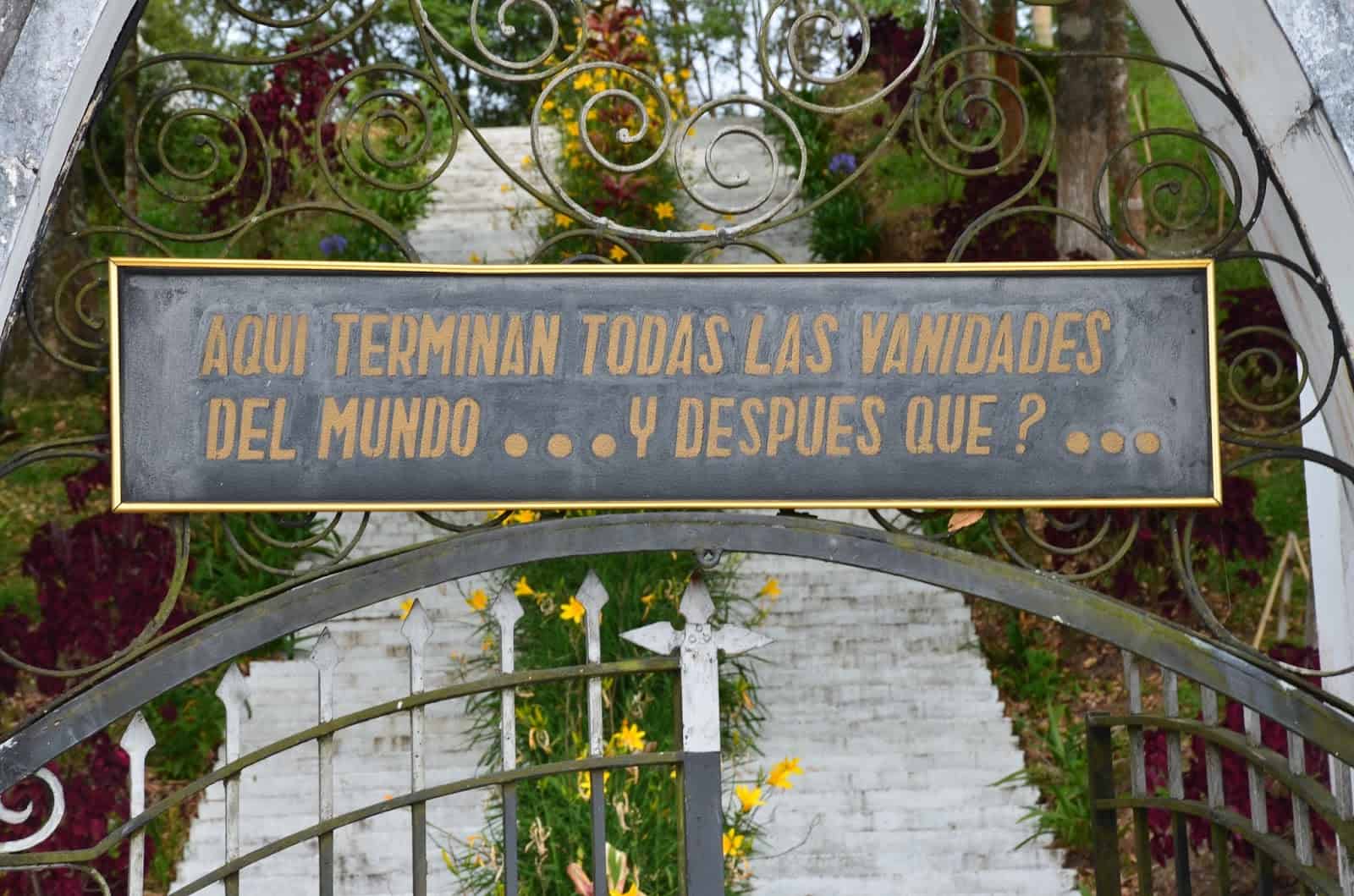 Cemetery in Risaralda, Caldas, Colombia