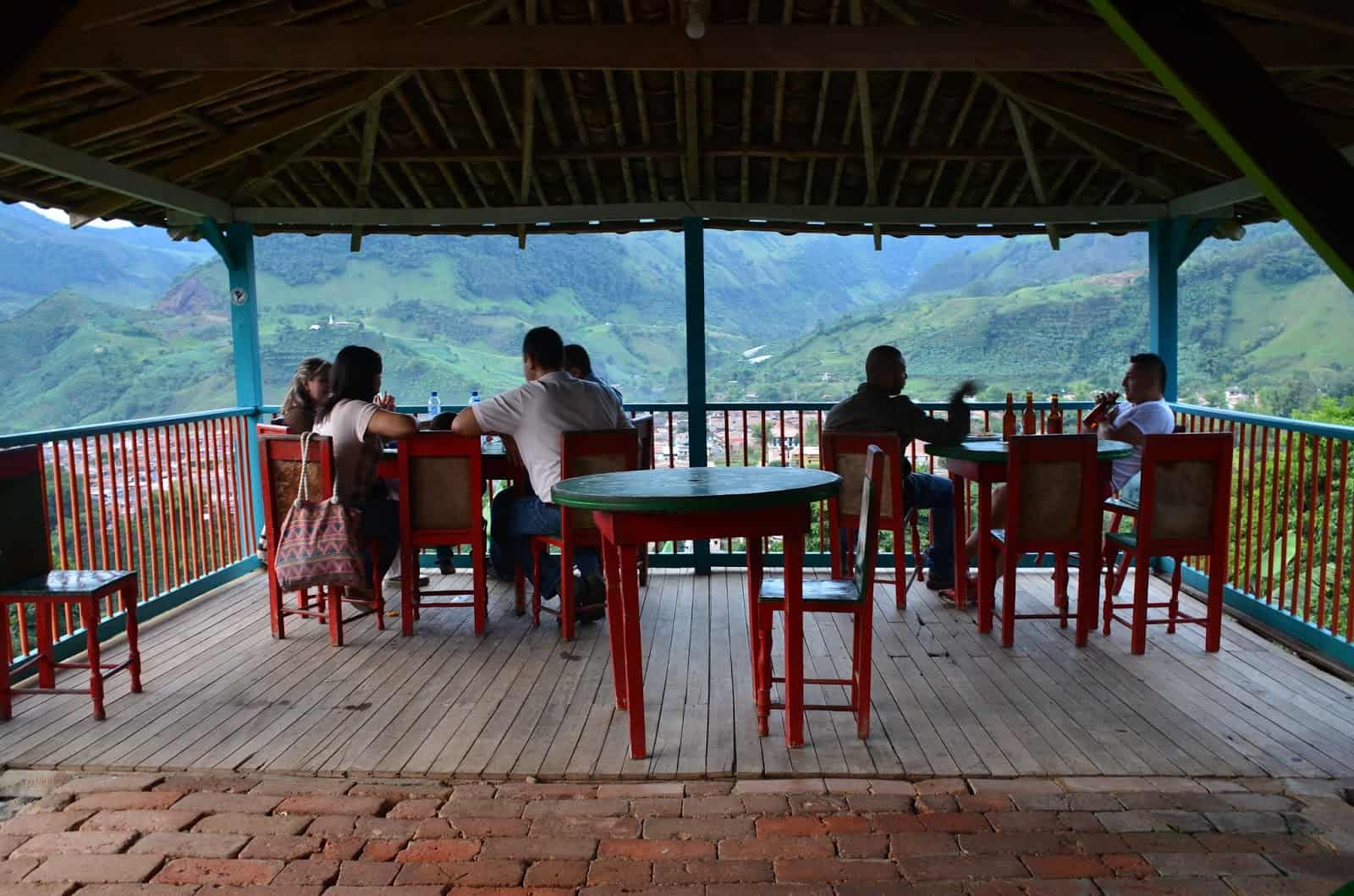 Café at La Garrucha in Jardín, Antioquia, Colombia
