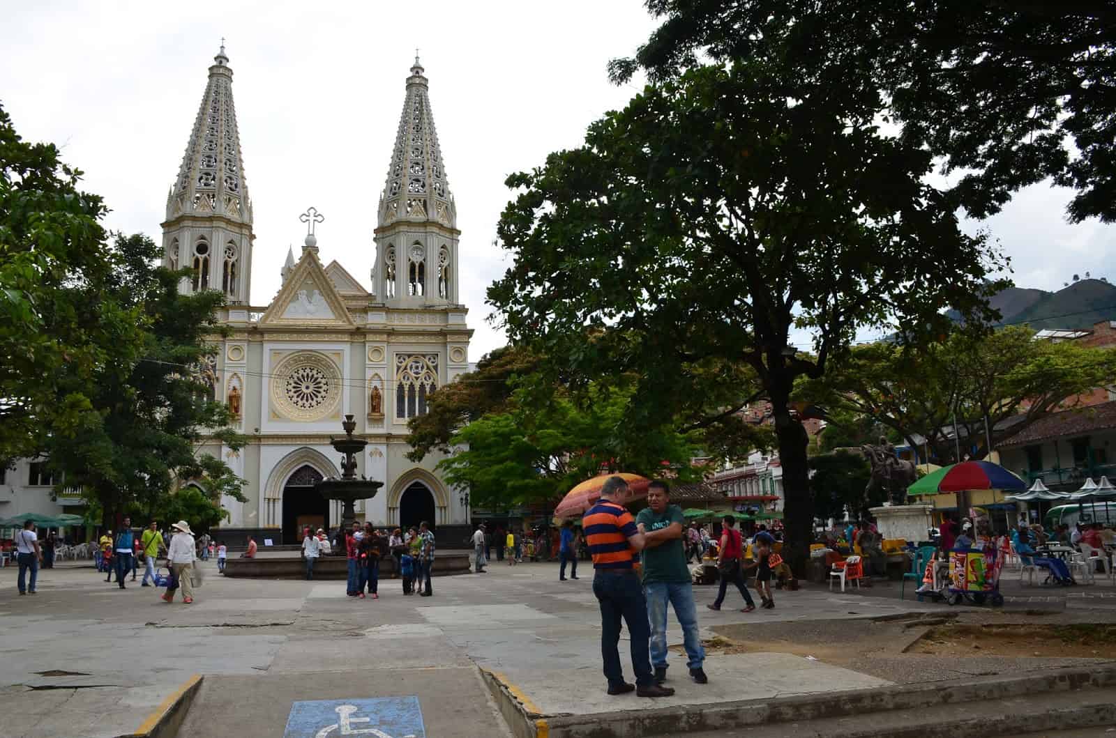 Plaza in Andes, Antioquia, Colombia