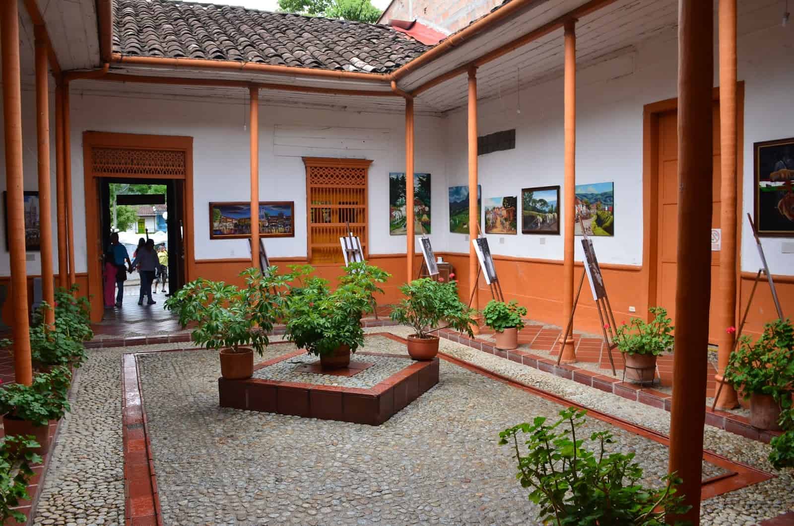 Courtyard at the Clara Rojas Museum