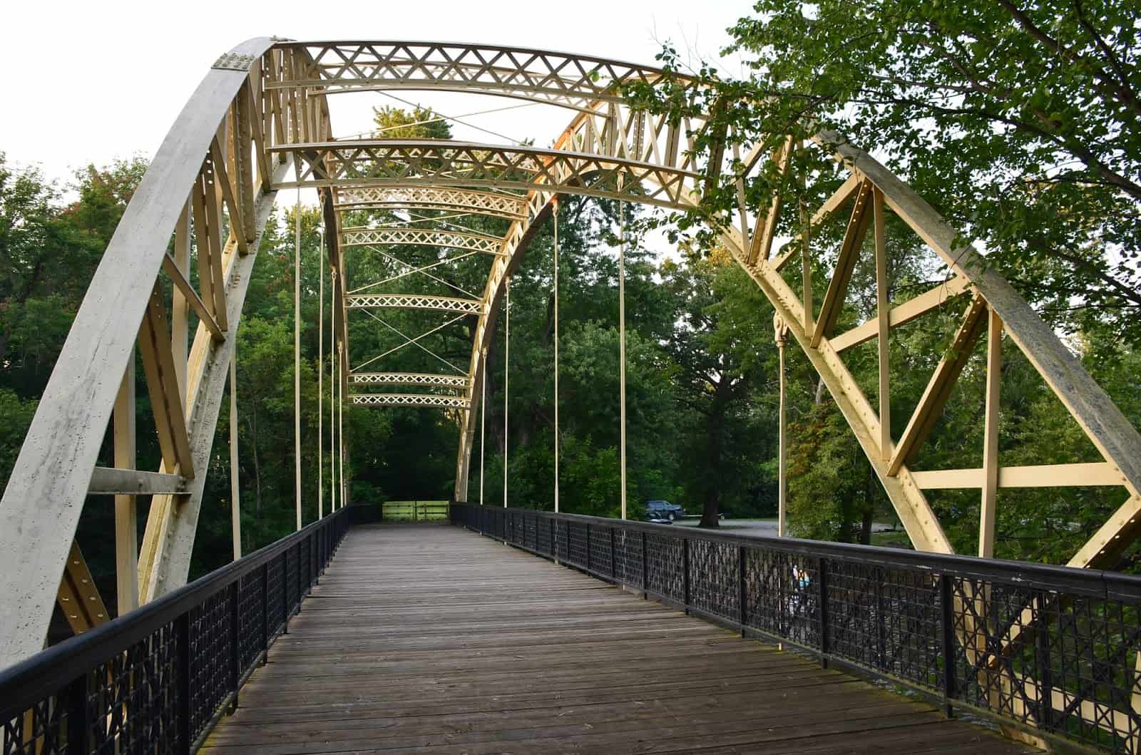 Dunn's Bridge over the Kankakee River in Porter County Indiana
