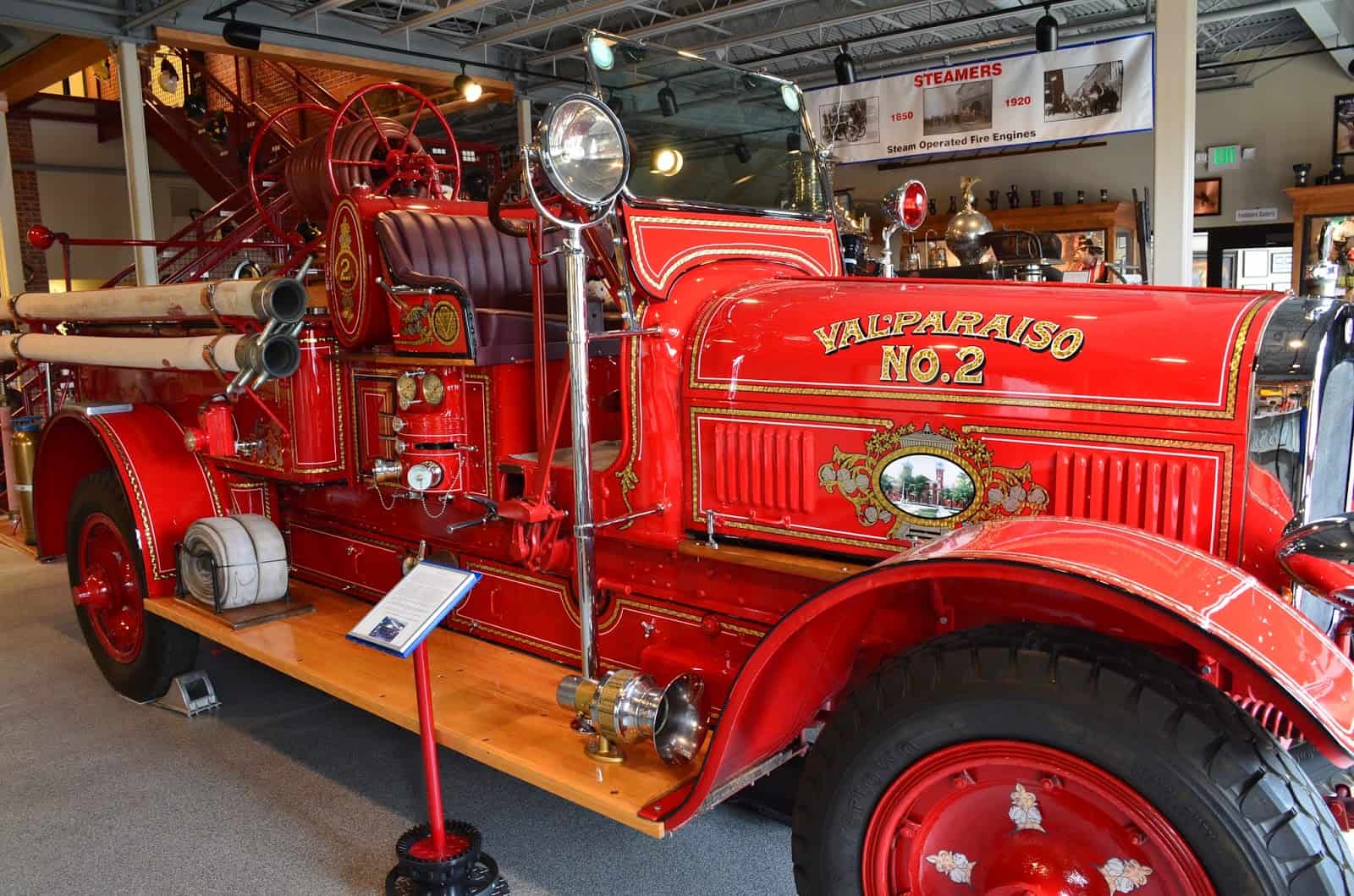 1923 Seagrave Engine at the Valparaiso Fire Museum in Valparaiso, Indiana