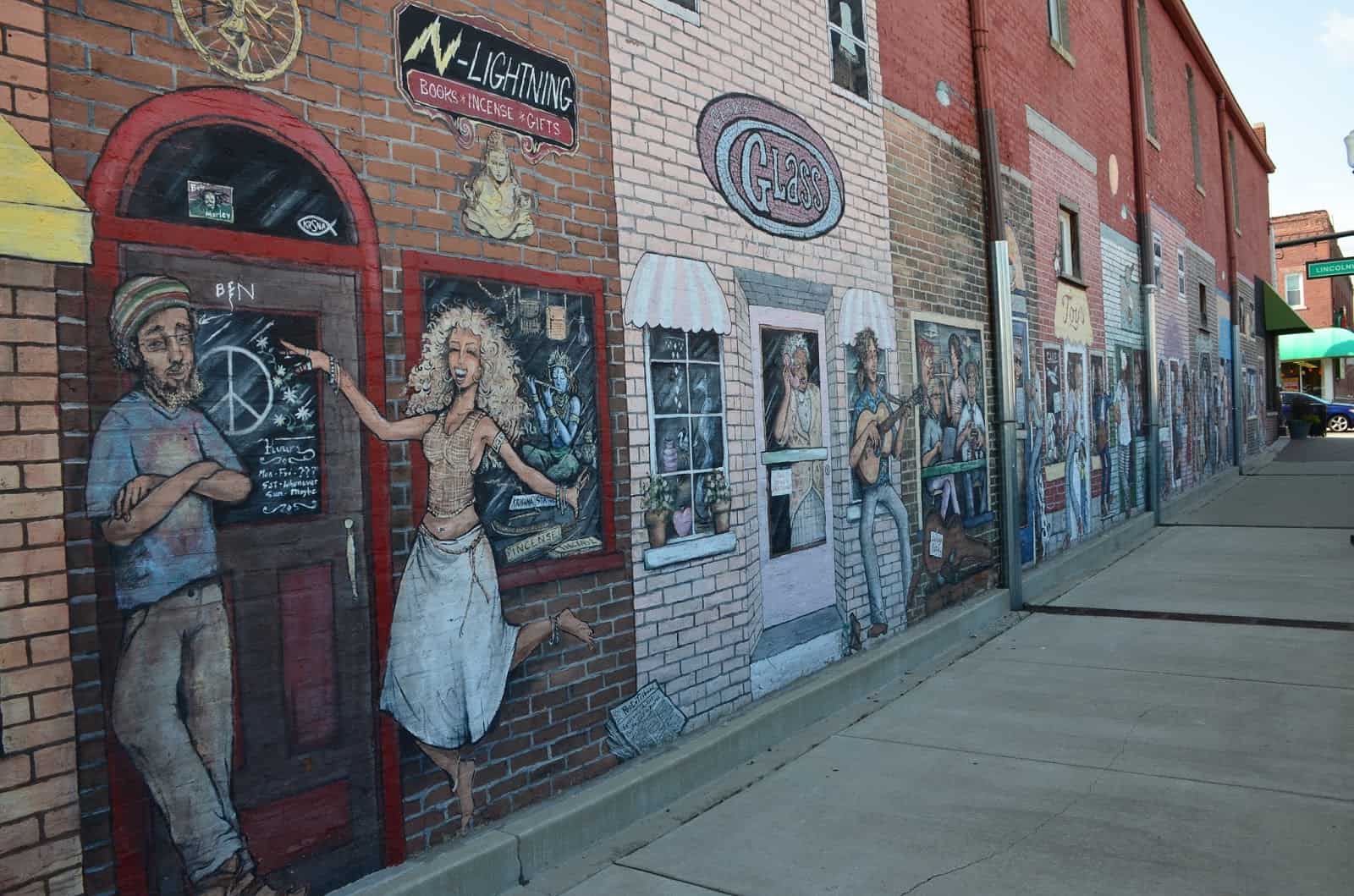 Mural in Valparaiso, Indiana