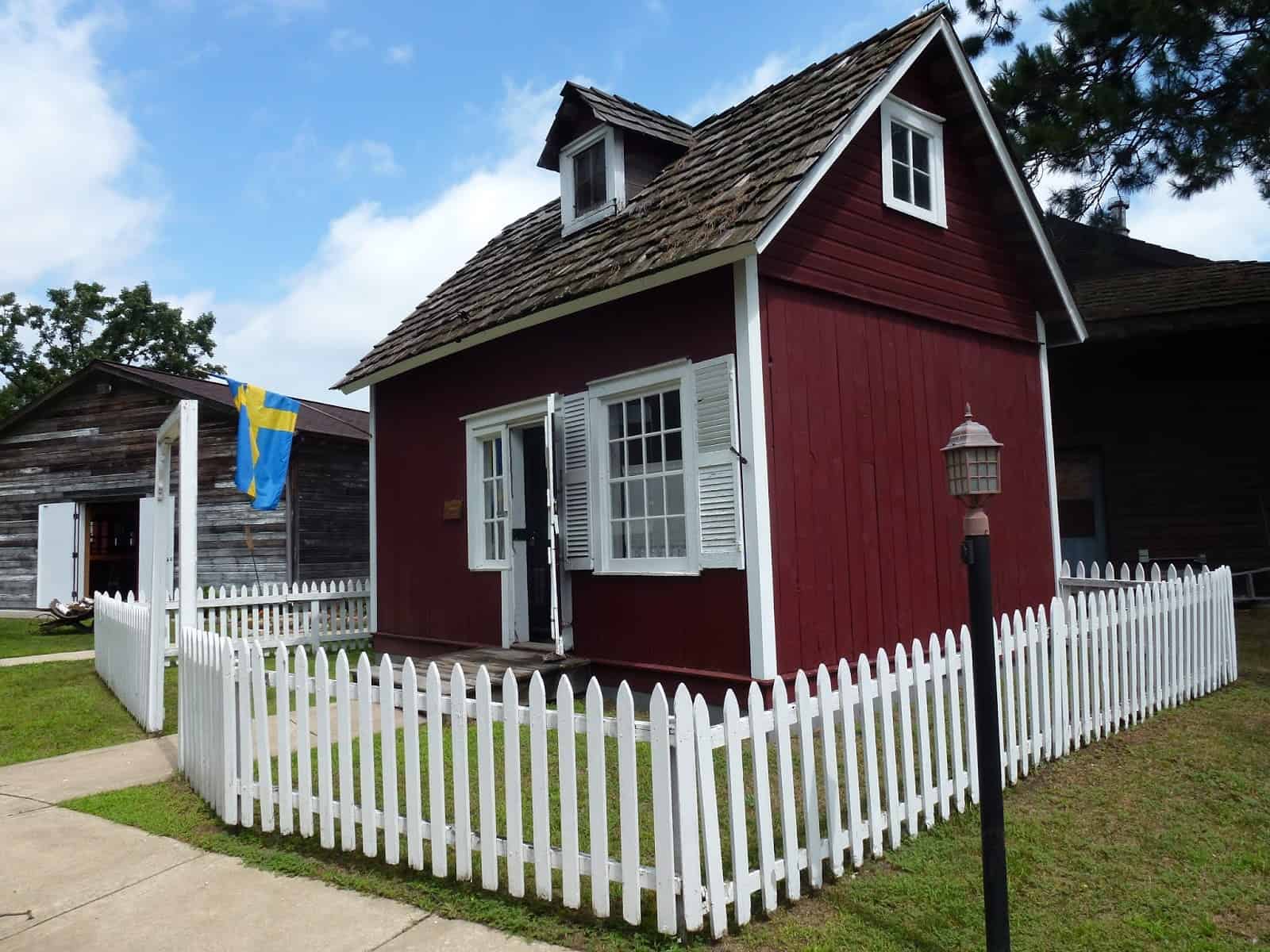 Swedish House at Pioneer Village in Nisswa, Minnesota