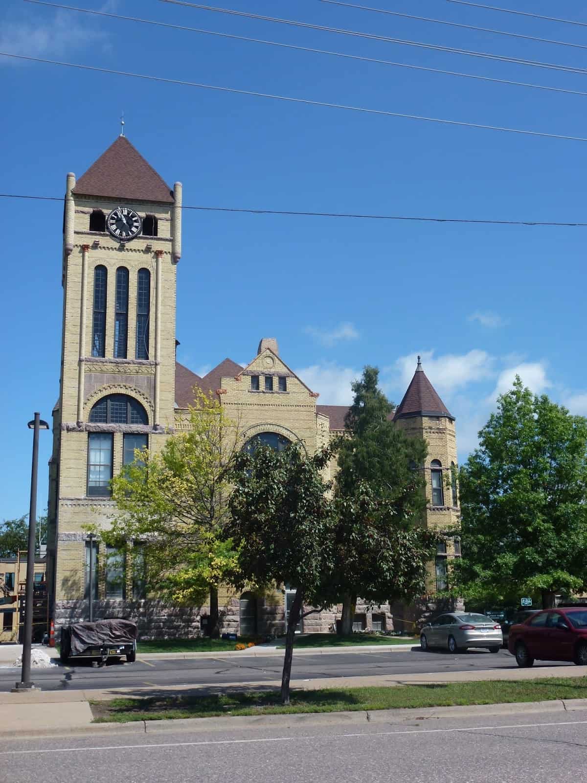 Morrison County Courthouse in Little Falls, Minnesota