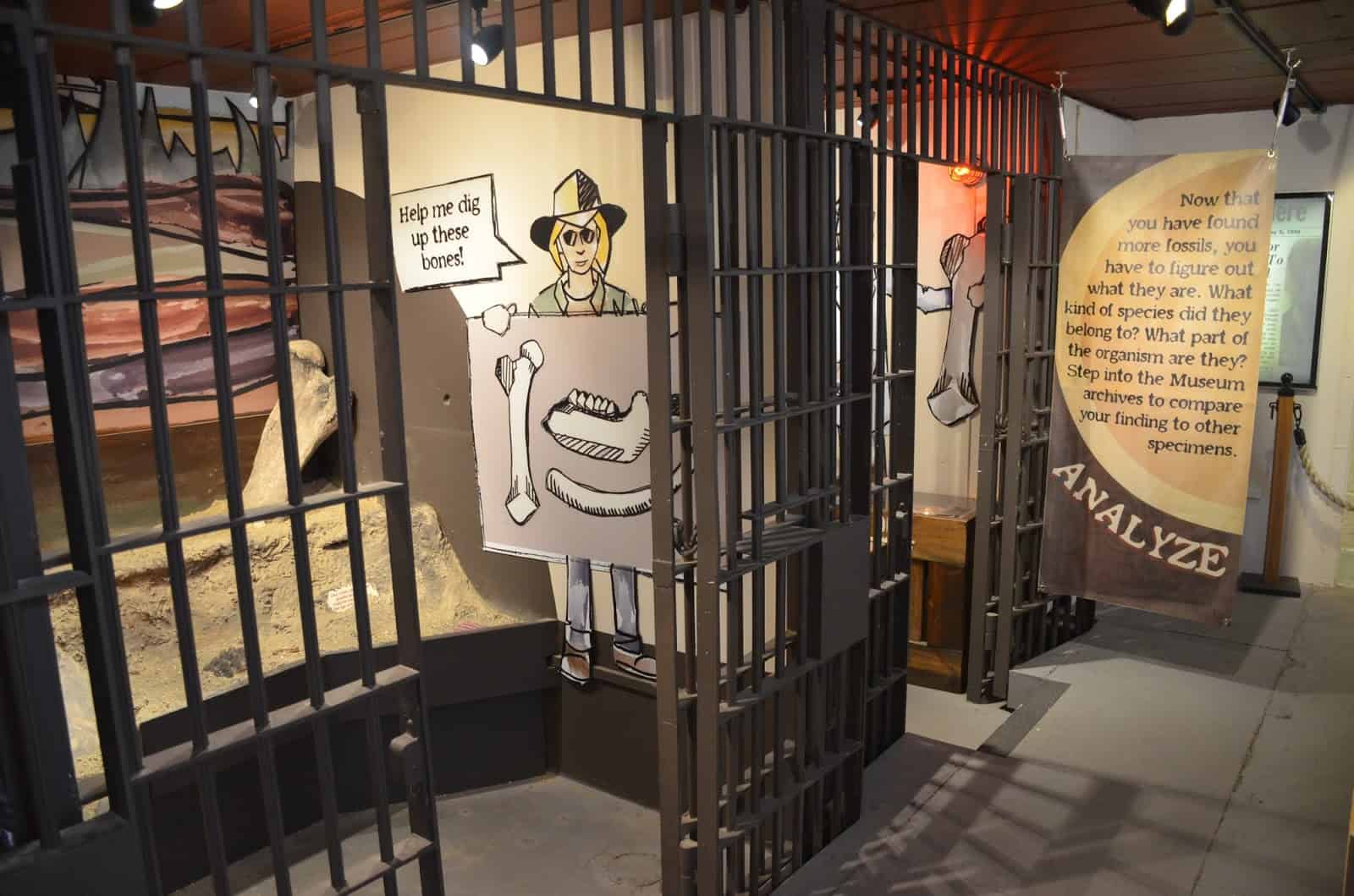 Jail cells used for exhibits
