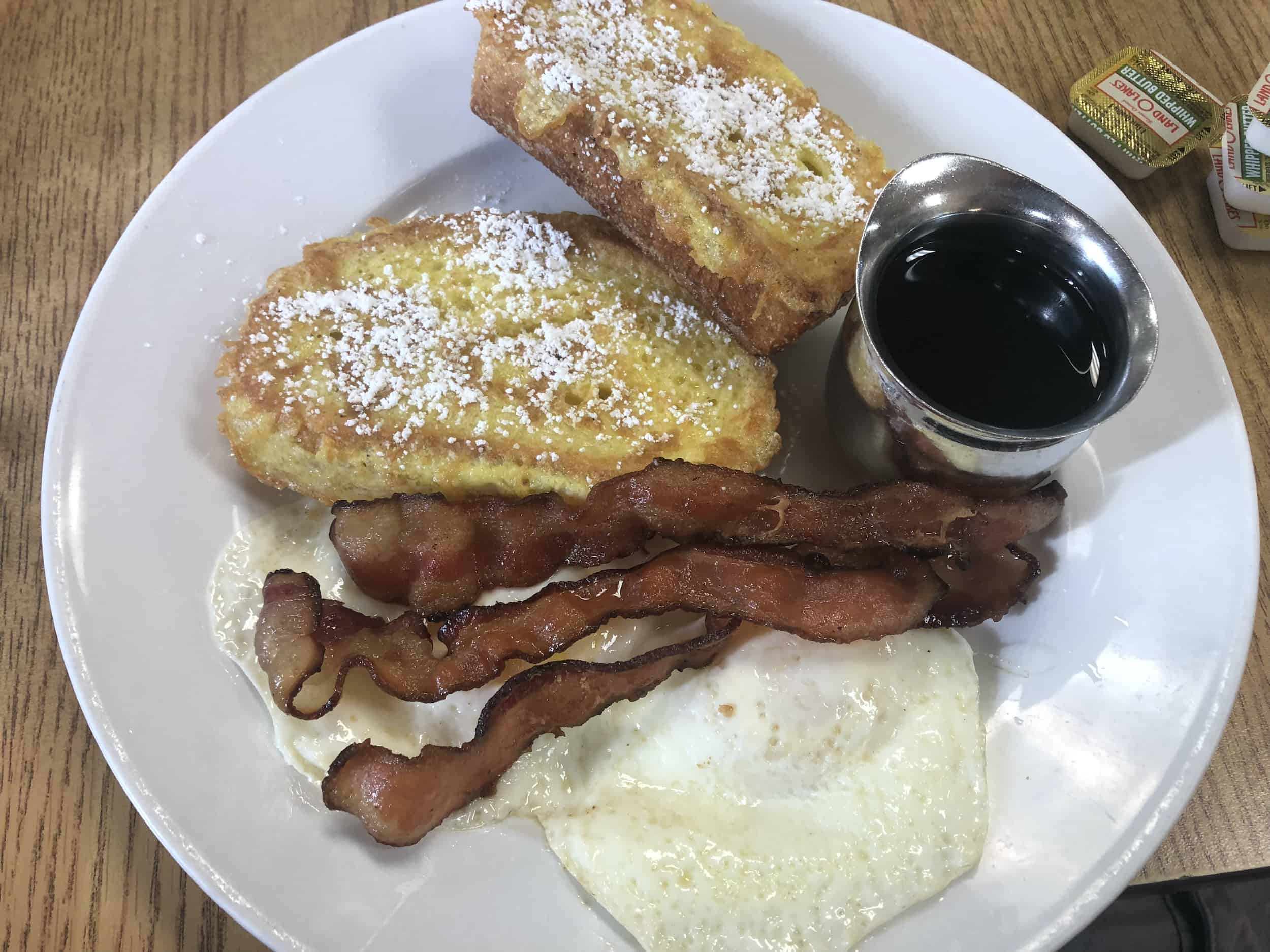 French toast combo at Suzie's Cafe