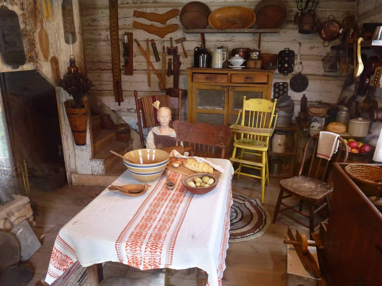 Pillager Homestead at Pioneer Village in Nisswa, Minnesota