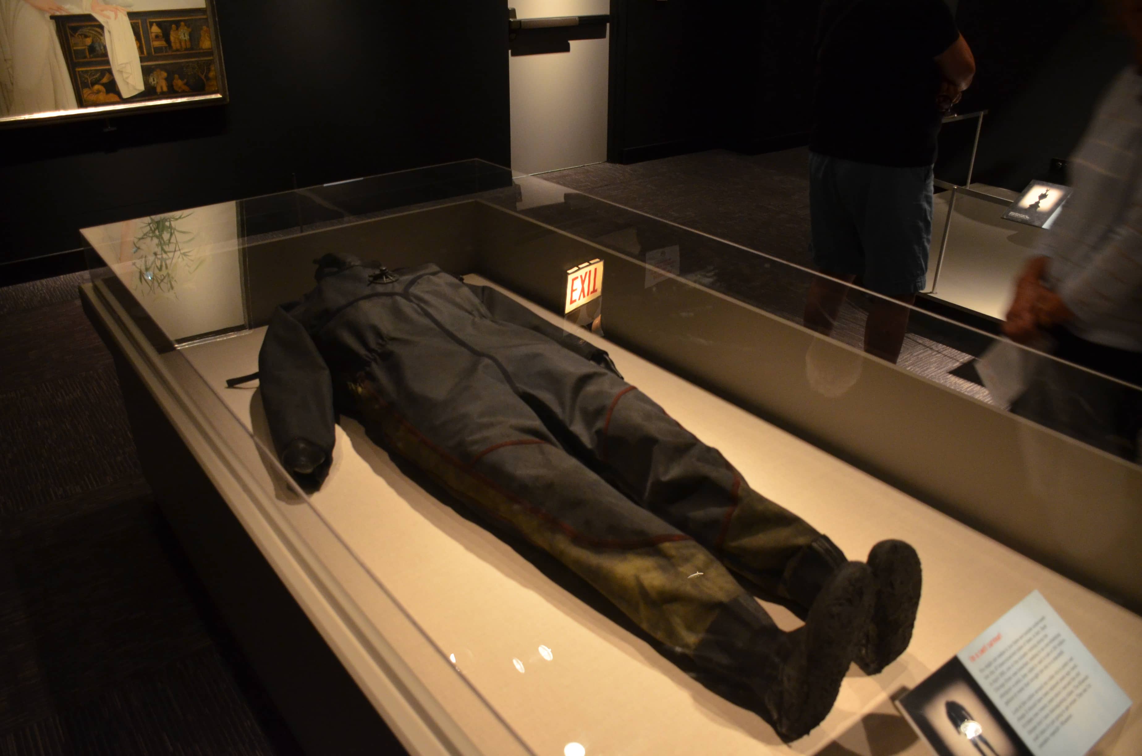 Wetsuit from the Great Chicago Flood at the Chicago History Museum