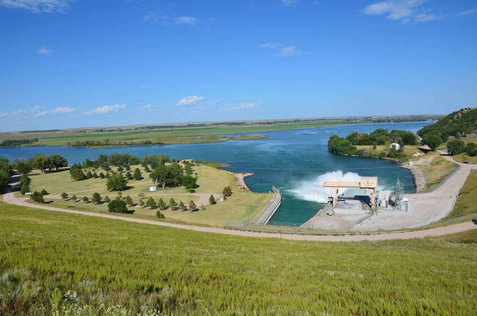 Kingsley Dam on Lake McConaughy Ogallala Nebraska