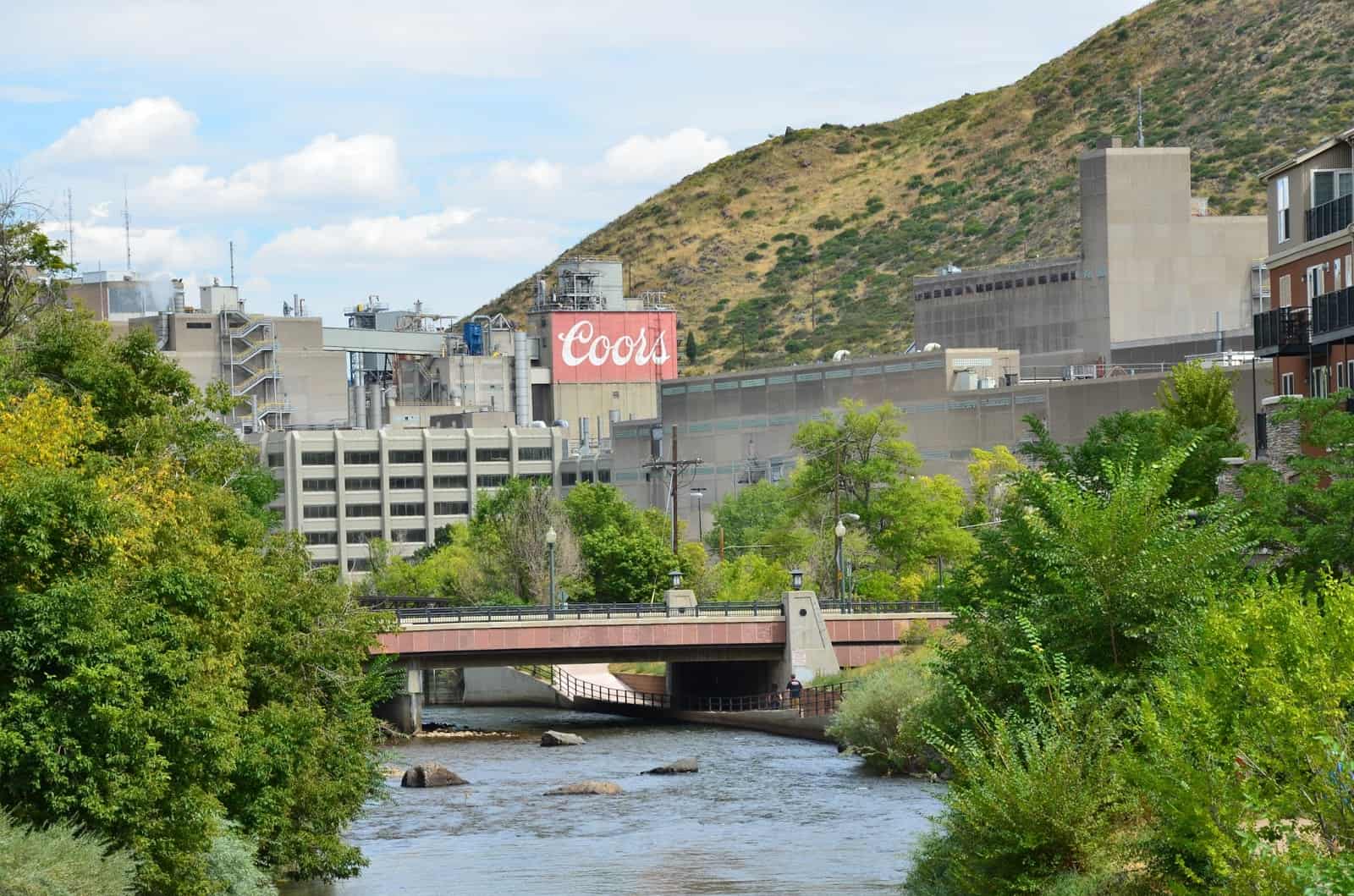 Coors brewery in Golden, Colorado