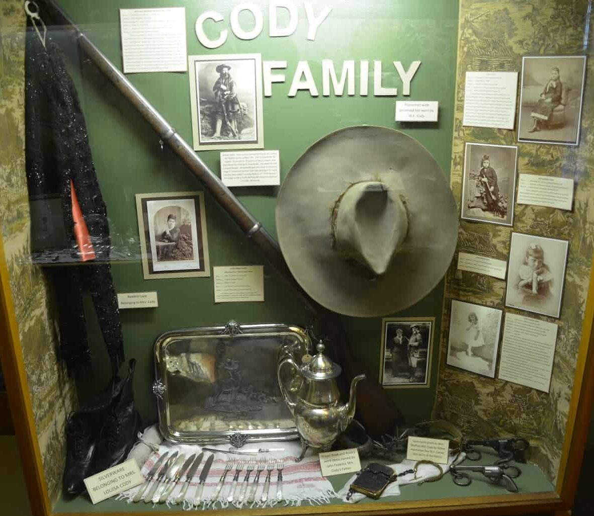 Display inside Buffalo Bill's Home at Scout's Rest Ranch