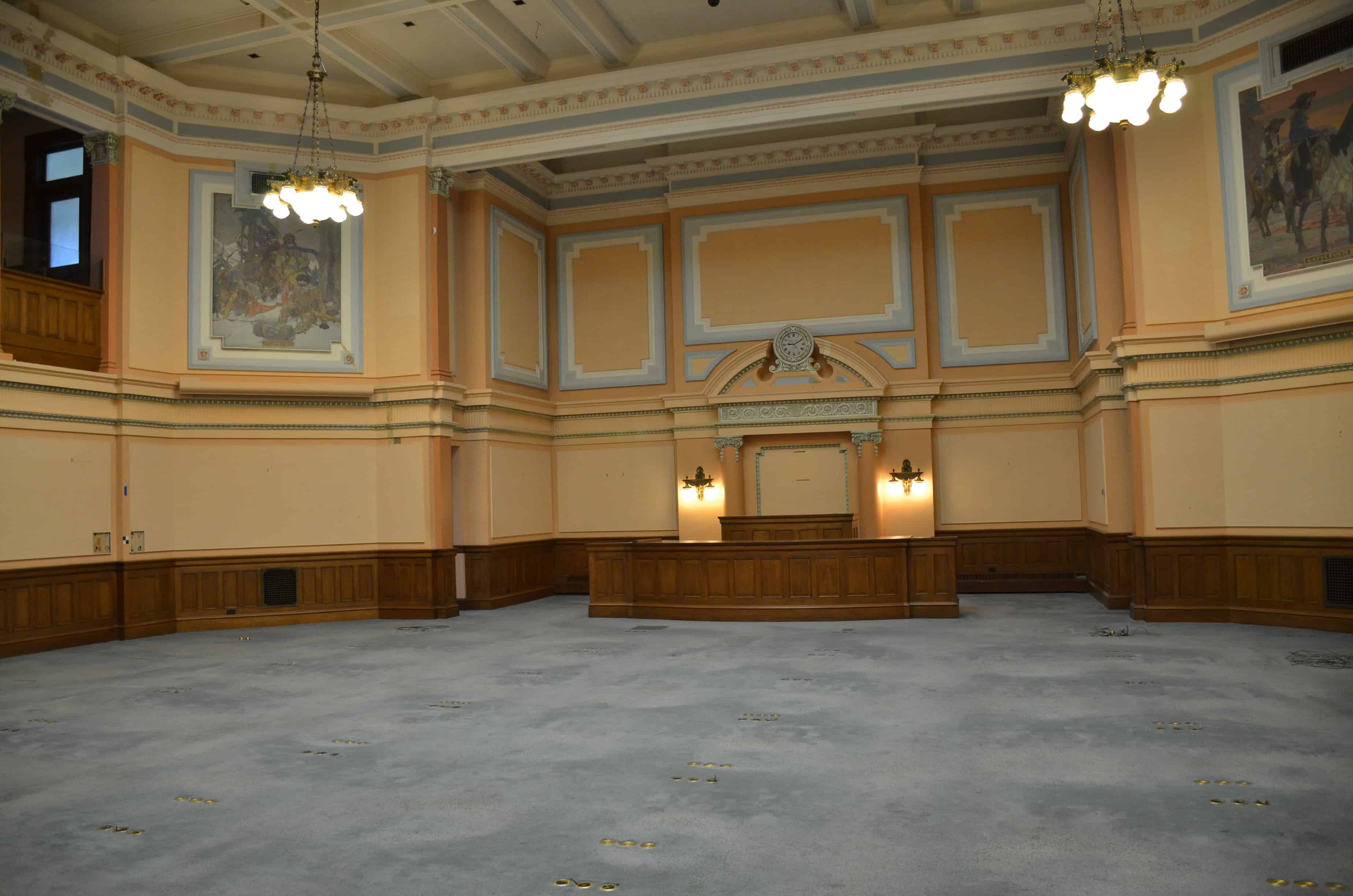 House Chamber at the Wyoming State Capitol in Cheyenne