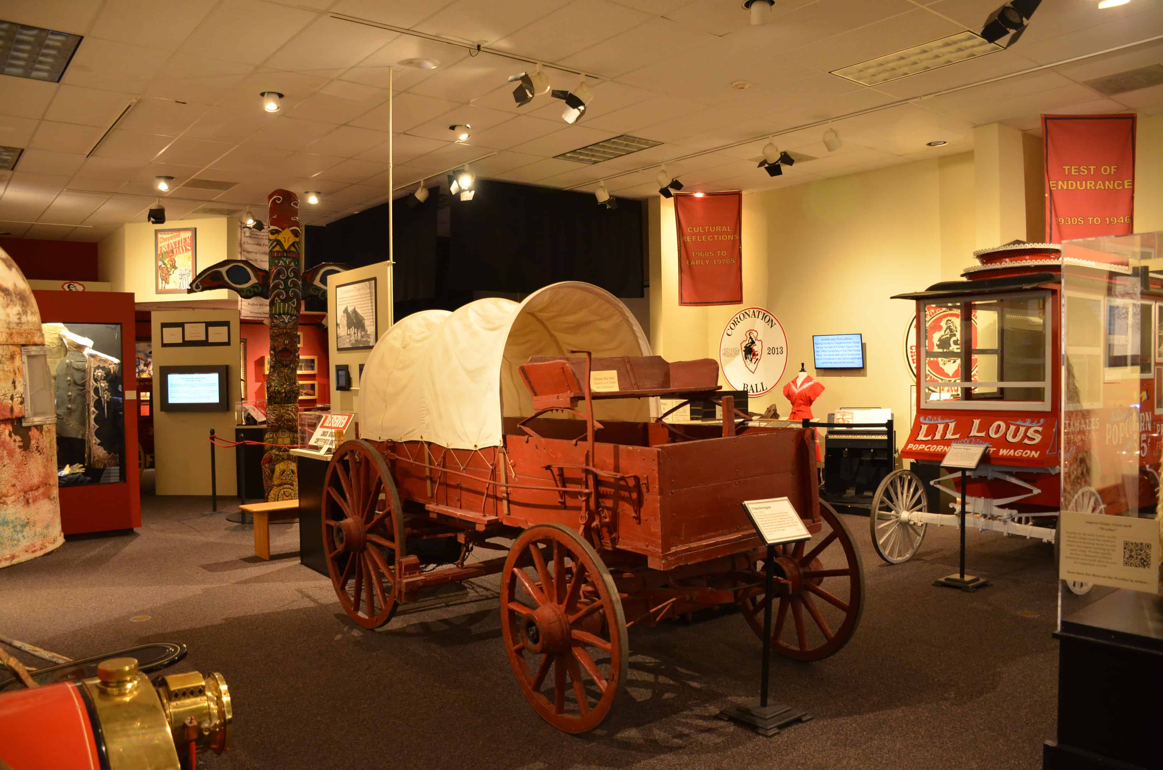 Frontier Days exhibit at the Cheyenne Frontier Days Old West Museum in Wyoming