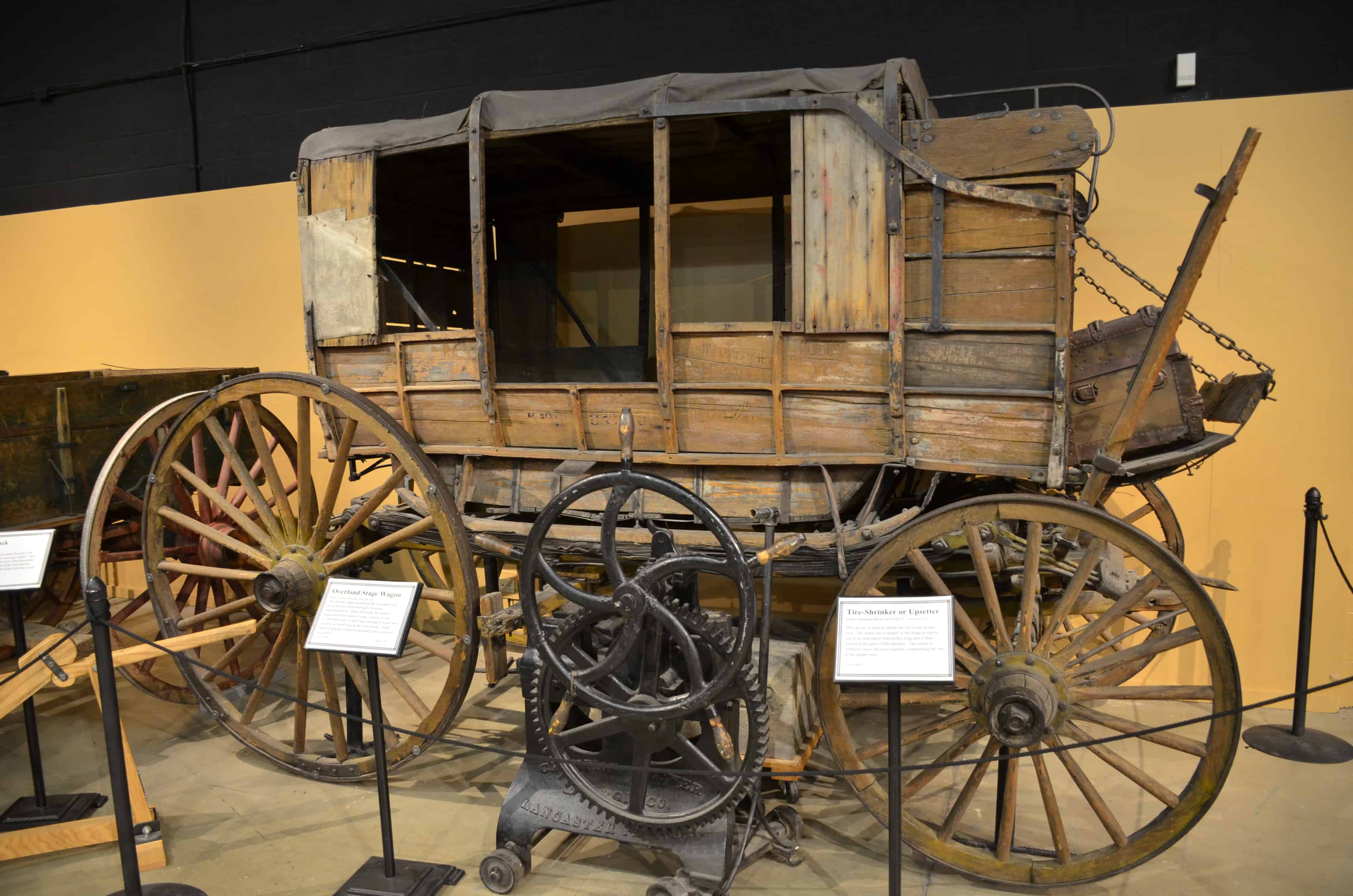 Overland carriage at the Cheyenne Frontier Days Old West Museum in Wyoming