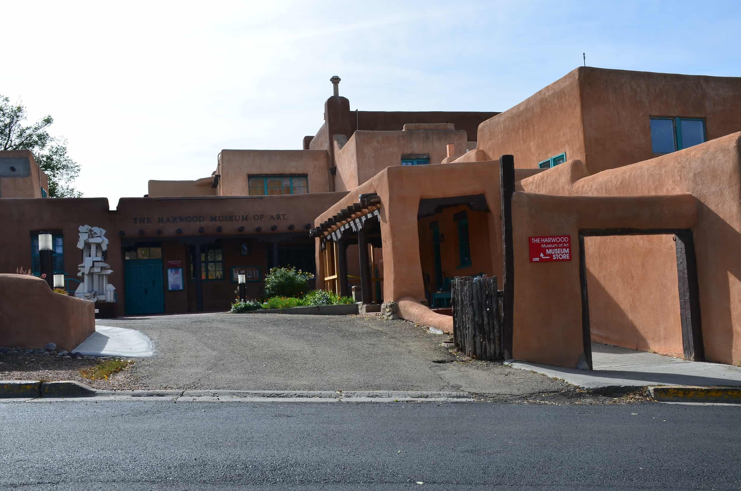 Harwood Museum of Art in the Downtown Taos Historic District of Taos, New Mexico