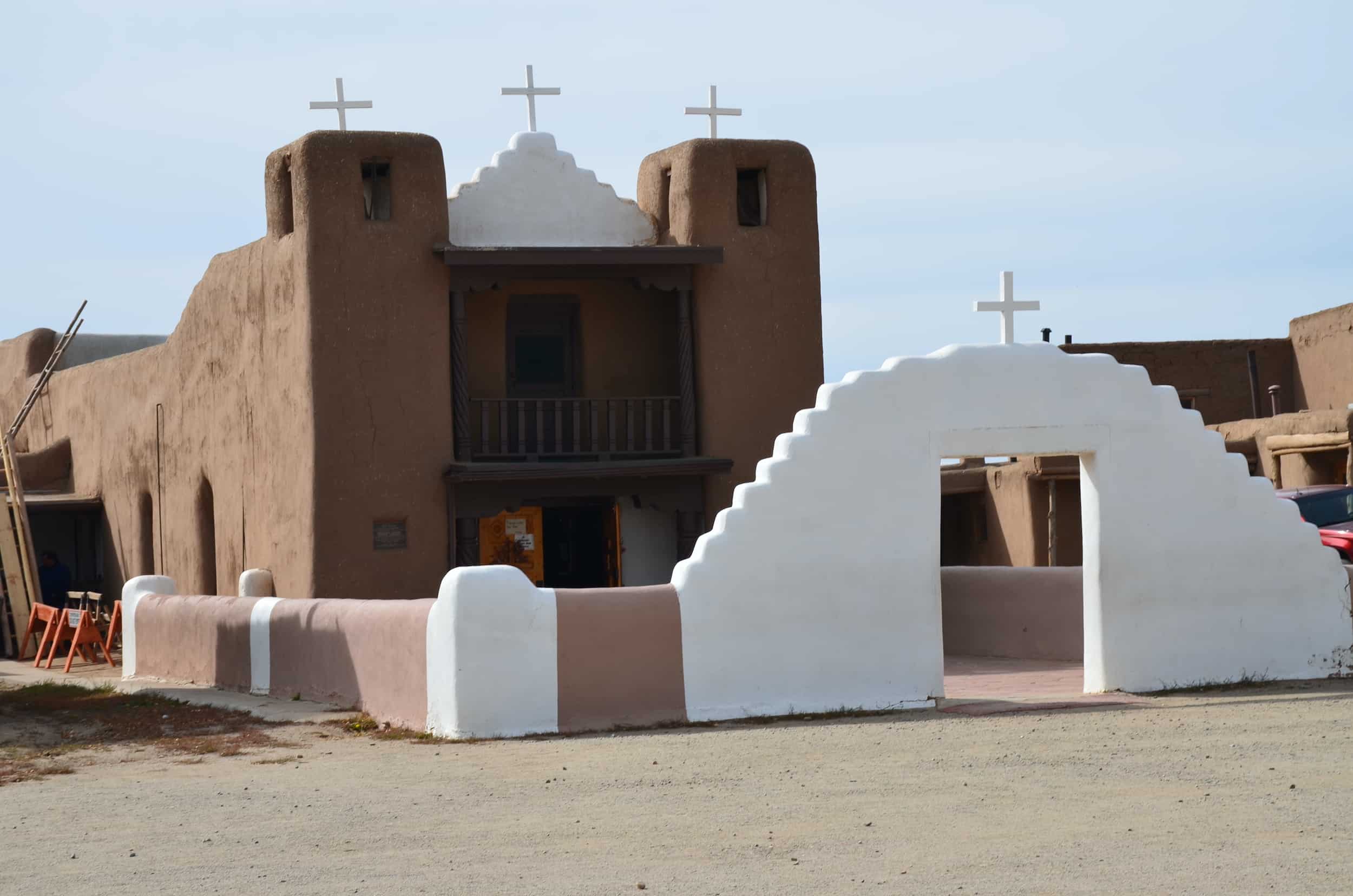 St. Jerome Chapel at Taos Pueblo in Taos, New Mexico