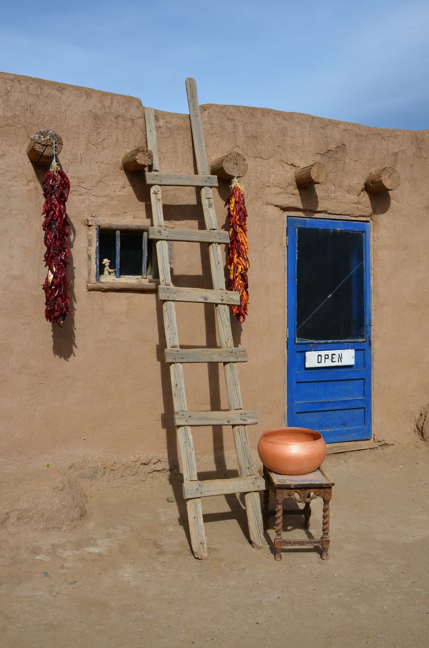Photogenic home at Taos Pueblo in Taos, New Mexico