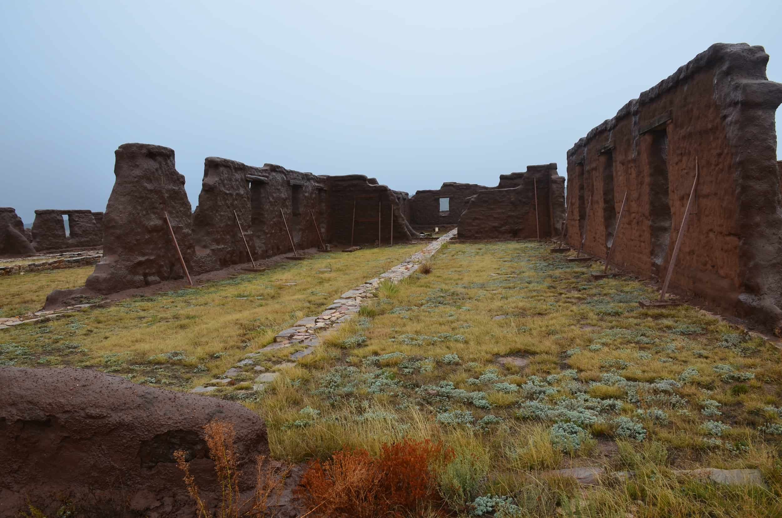 Storehouses at Fort Union National Monument in New Mexico