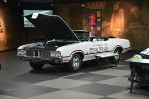 Official pace car of the 54th Indianapolis 500 at the Unser Racing Museum in Albuquerque, New Mexico
