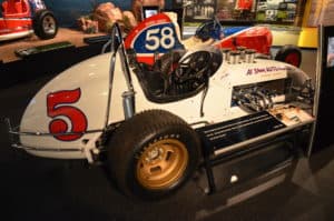 Bobby Unser's Pikes Peak Hill Climb car at the Unser Racing Museum in Albuquerque, New Mexico