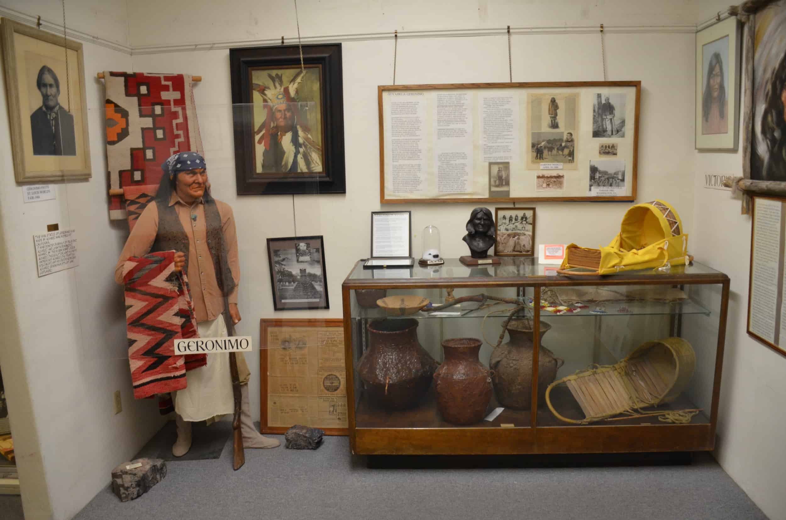 Apache heritage at the Geronimo Springs Museum in Truth or Consequences, New Mexico