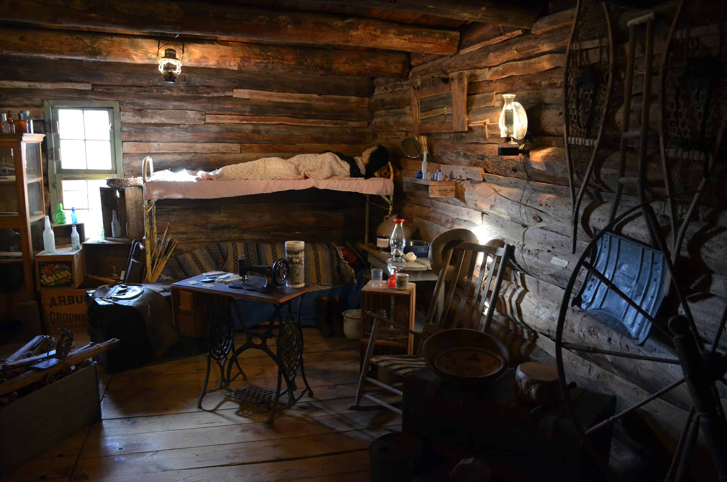 Hardcastle Cabin at the Geronimo Springs Museum in Truth or Consequences, New Mexico