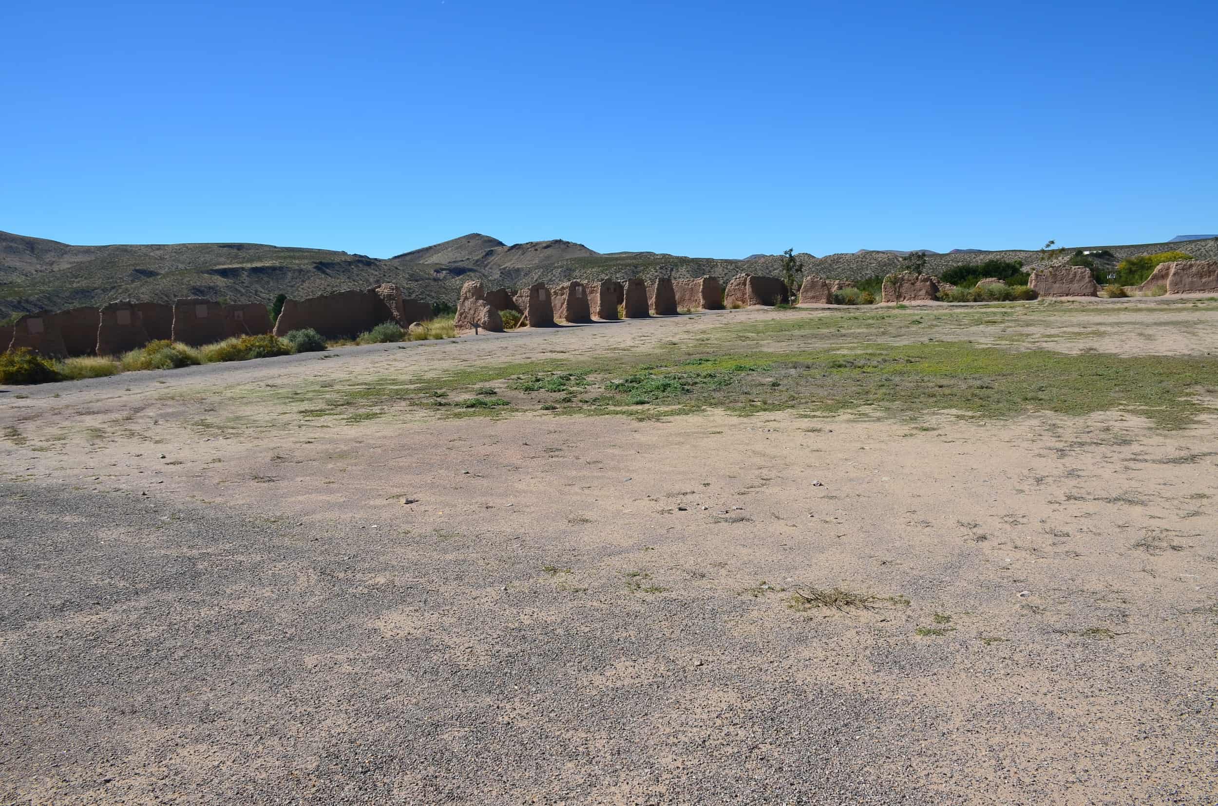 Parade Ground at Fort Selden Historic Site in New Mexico