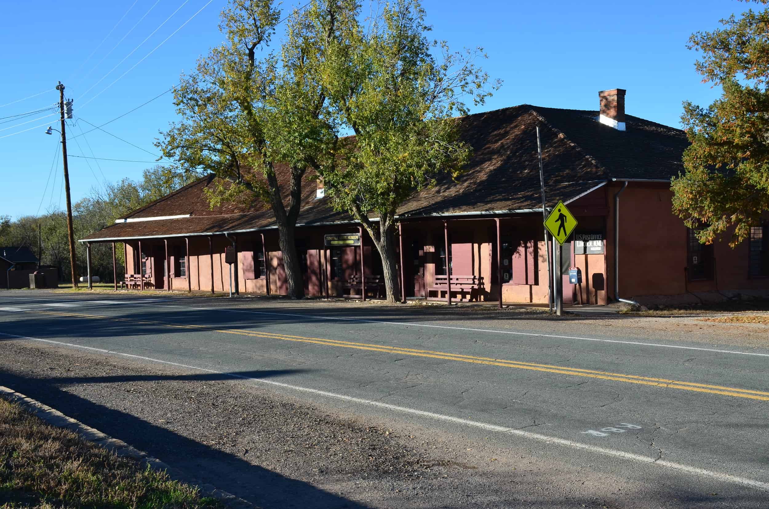 Tunstall Store in the town of Lincoln at the Lincoln Historic Site in New Mexico