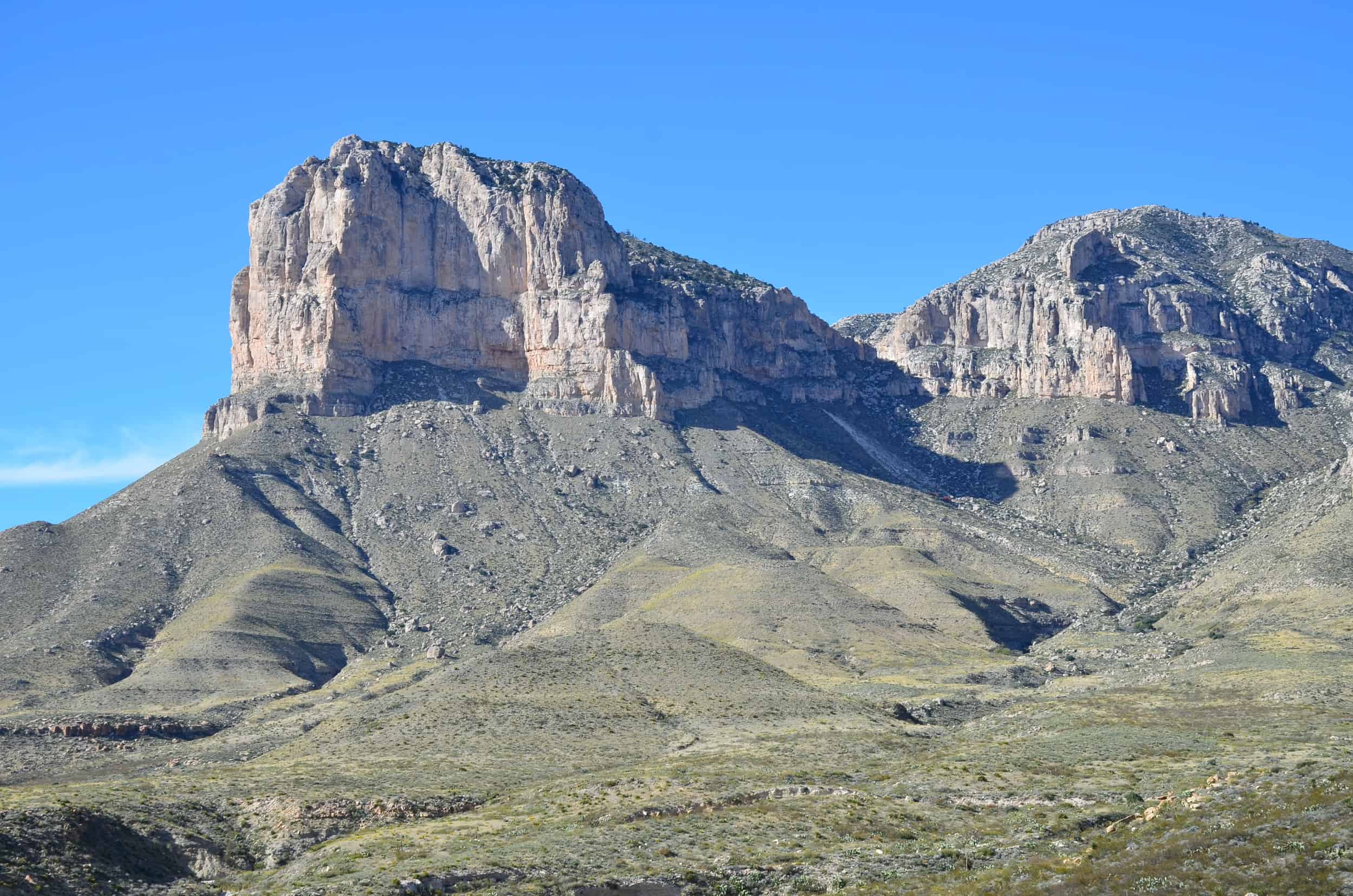 El Capitan Lookout at Guadalupe Mountains National Park in Texas