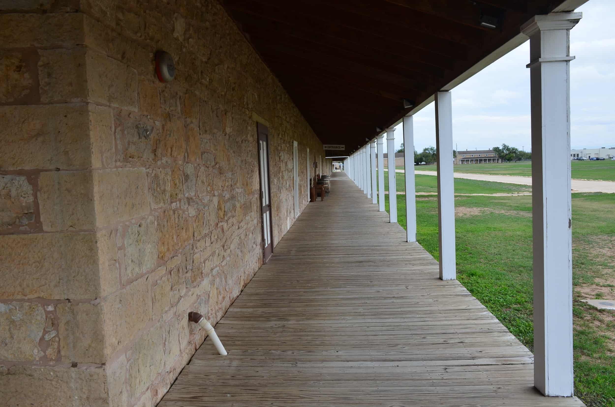 Enlisted Men's Barracks #1 at Fort Concho in San Angelo, Texas