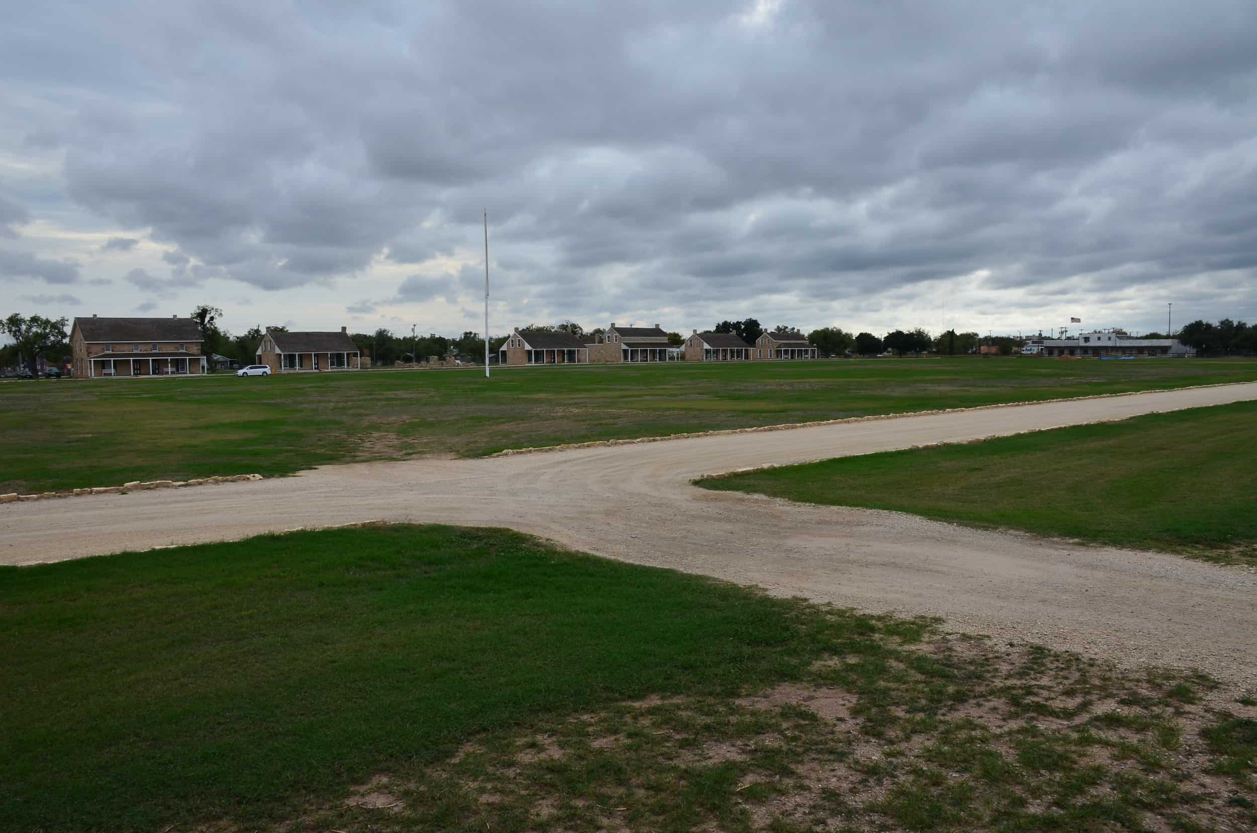 Parade ground at Fort Concho in San Angelo, Texas
