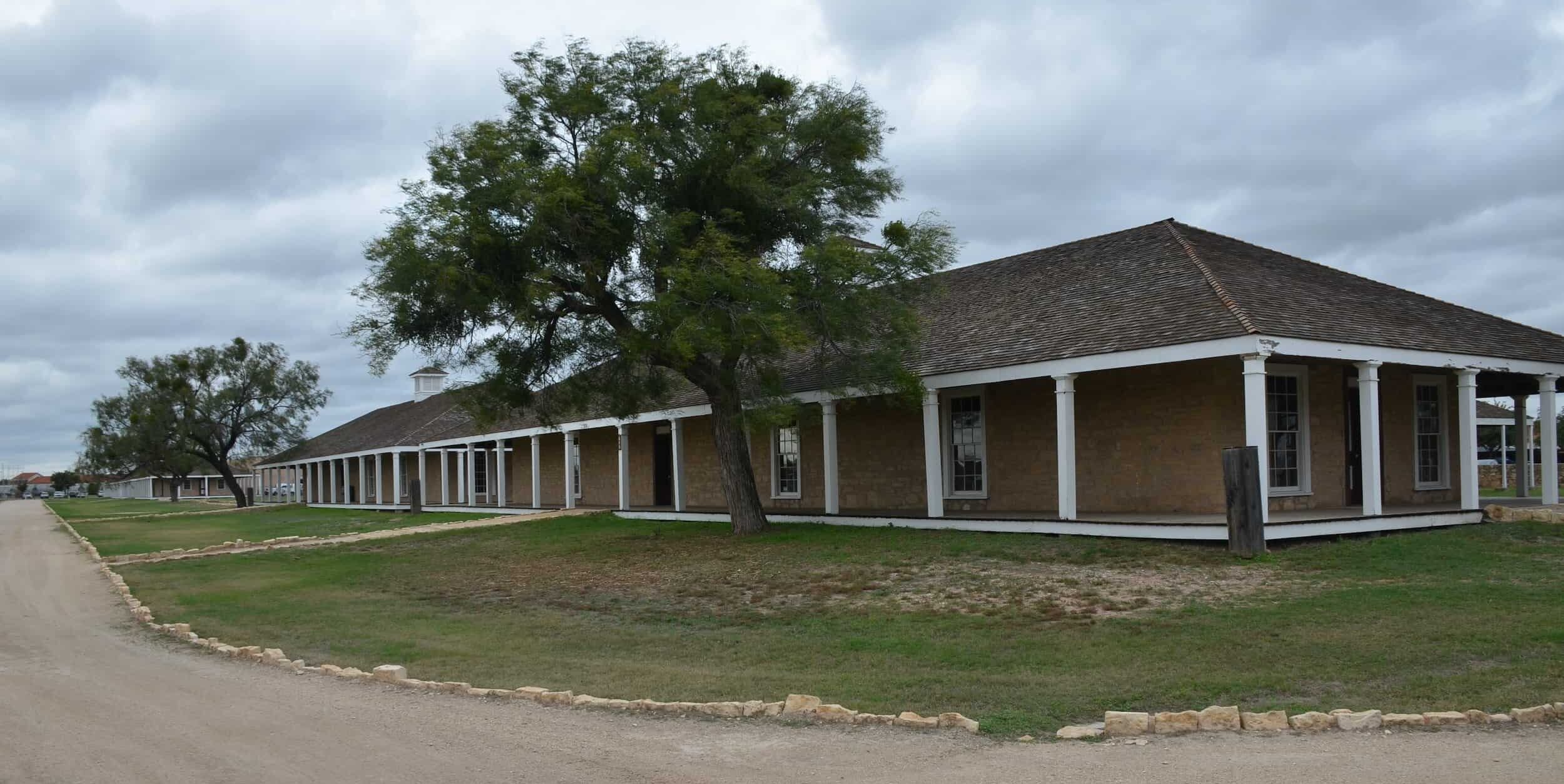 Enlisted Men's Barracks #5 (left) and #6 (right) at Fort Concho in San Angelo, Texas