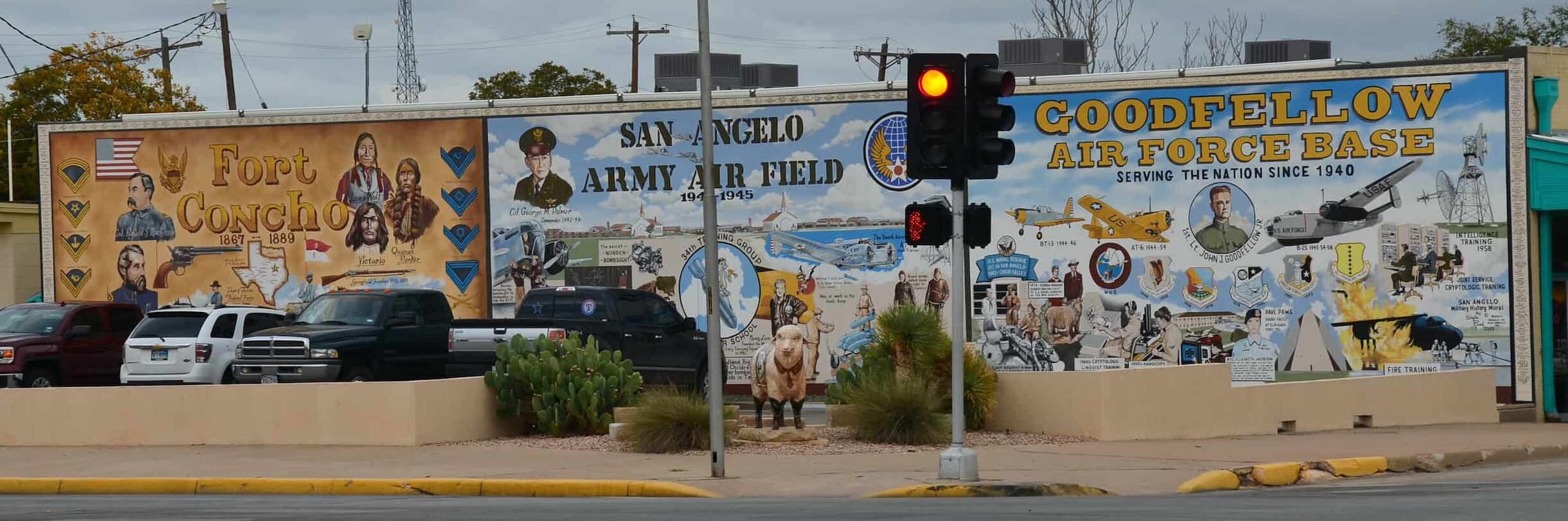 Military mural