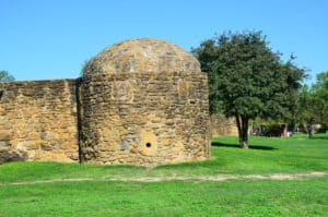 Bastion at Mission San José at San Antonio Missions National Historical Park in San Antonio, Texas