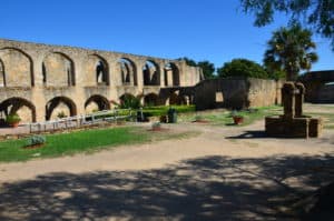 Convent at Mission San José at San Antonio Missions National Historical Park in San Antonio, Texas