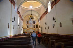 Church at Mission San José at San Antonio Missions National Historical Park in San Antonio, Texas